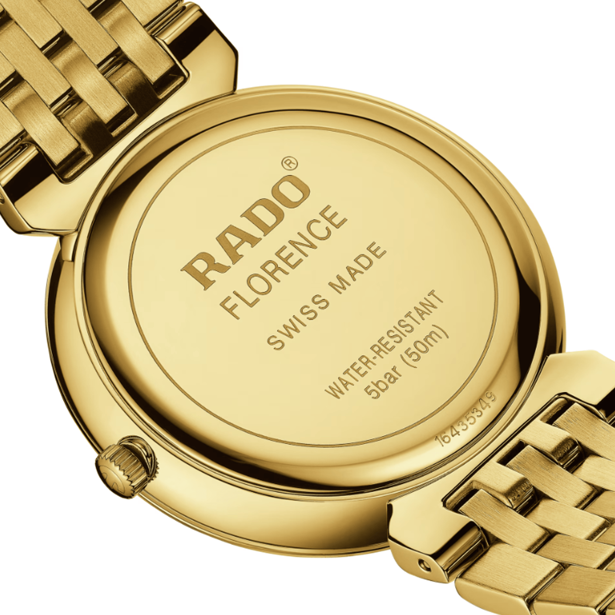 Rado Florence Men's 38mm Gold PVD Quartz Watch R48 914 713