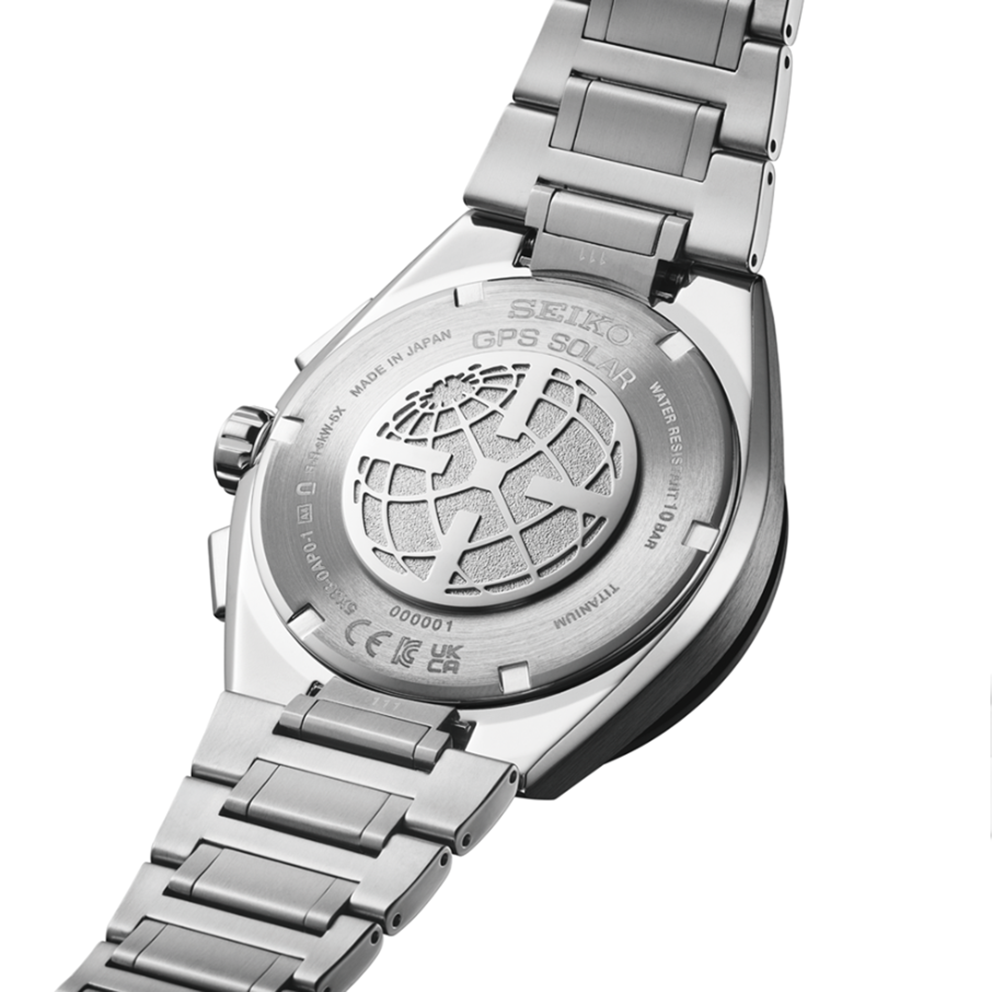 Seiko Astron Men's 44.10mm Solar GPS Watch SSH175J