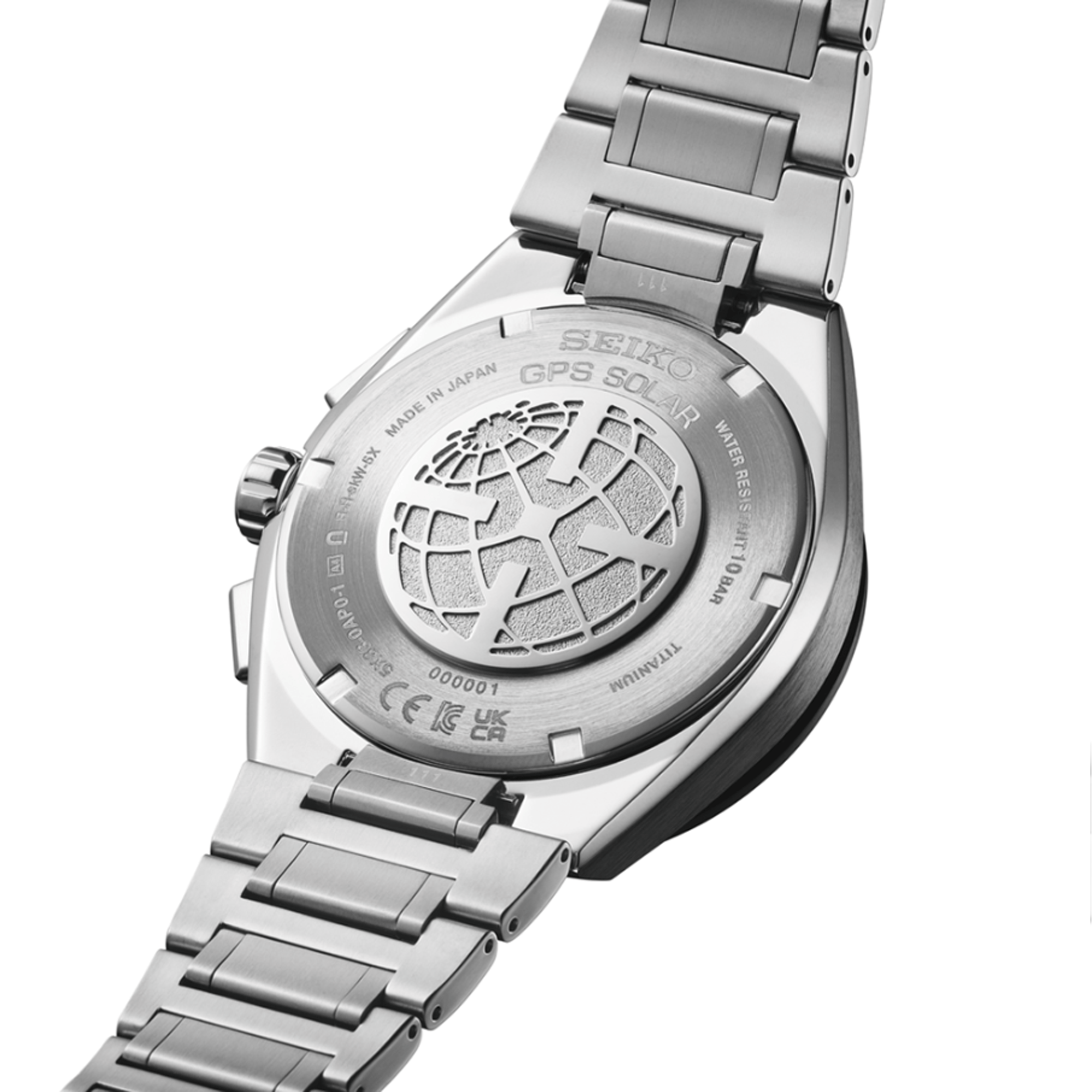 Seiko Astron Men's 44.10mm Solar GPS Watch SSH175J