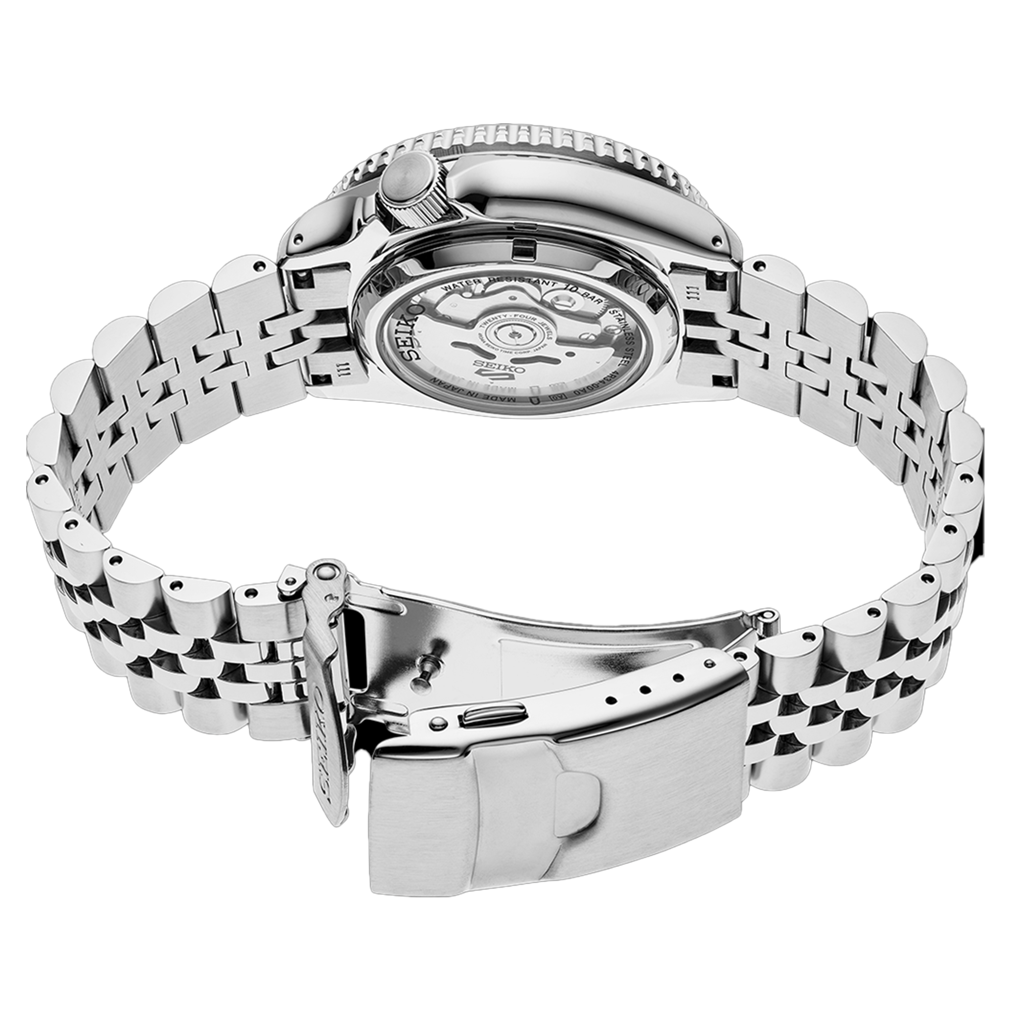 Seiko 5 Men's 42.50mm Automatic GMT Watch SSK019K-8