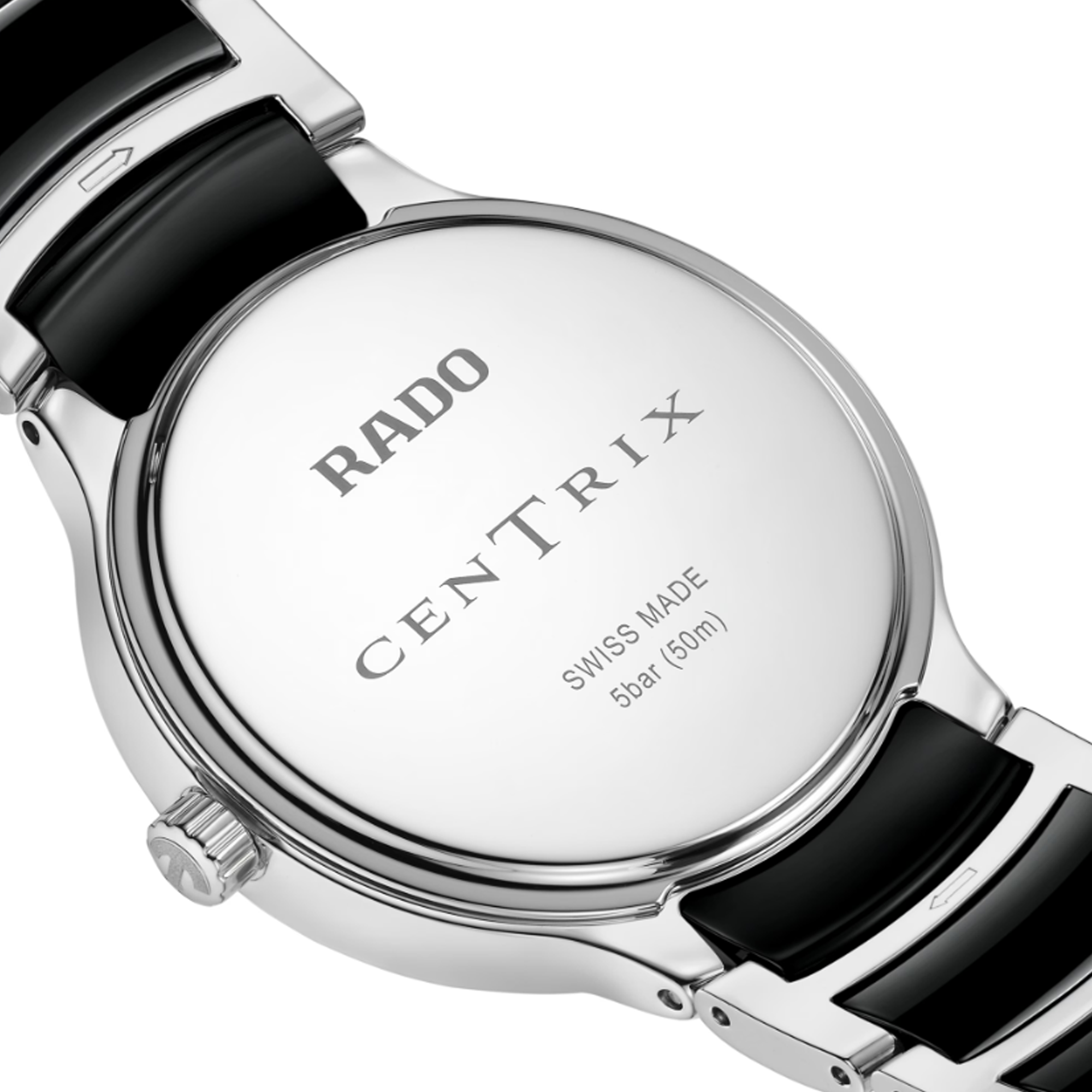 Rado Centrix Women's 35mm Ceramic & Stainless Steel Quartz Watch R30 040 712