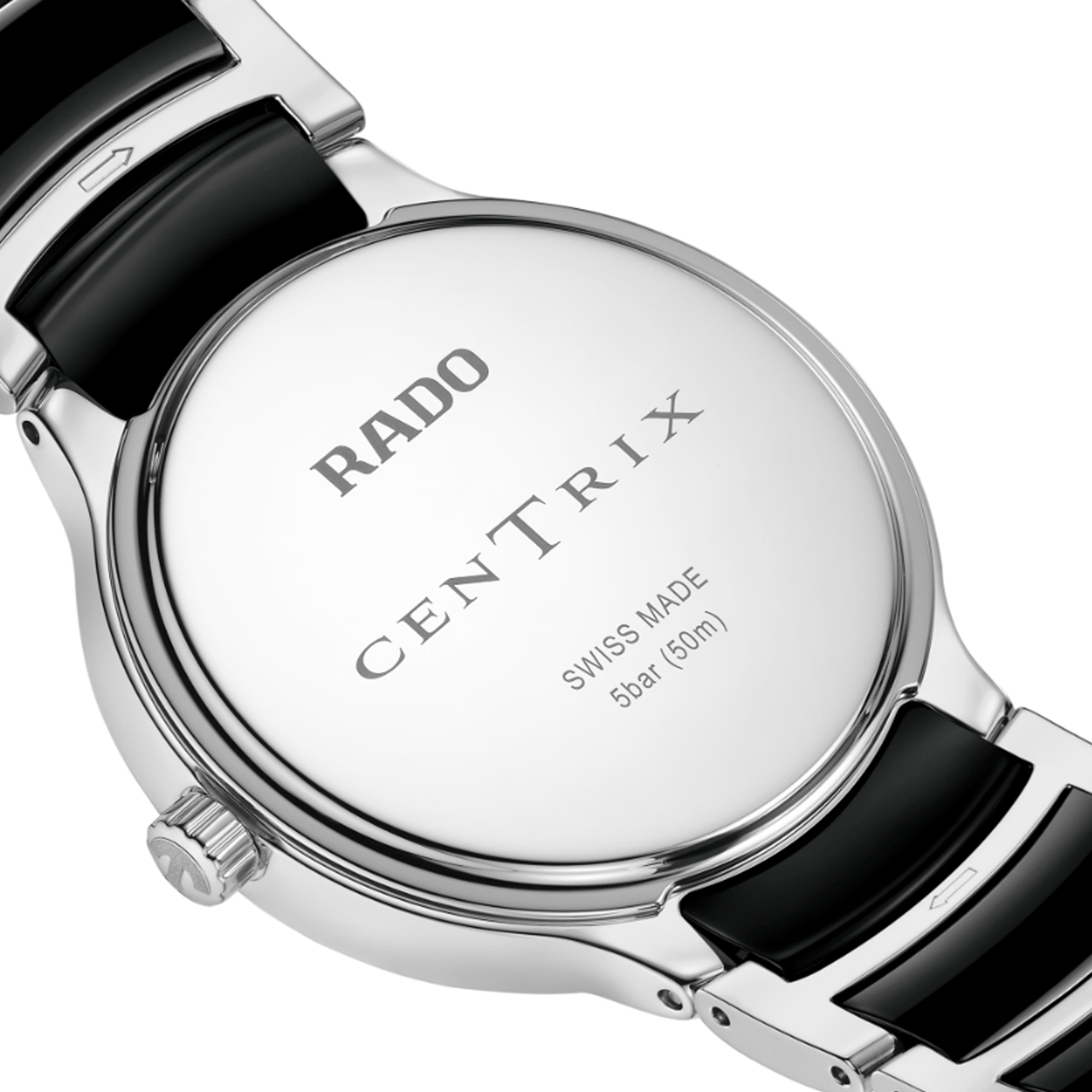 Rado Centrix Women's 35mm Ceramic & Stainless Steel Quartz Watch R30 040 712
