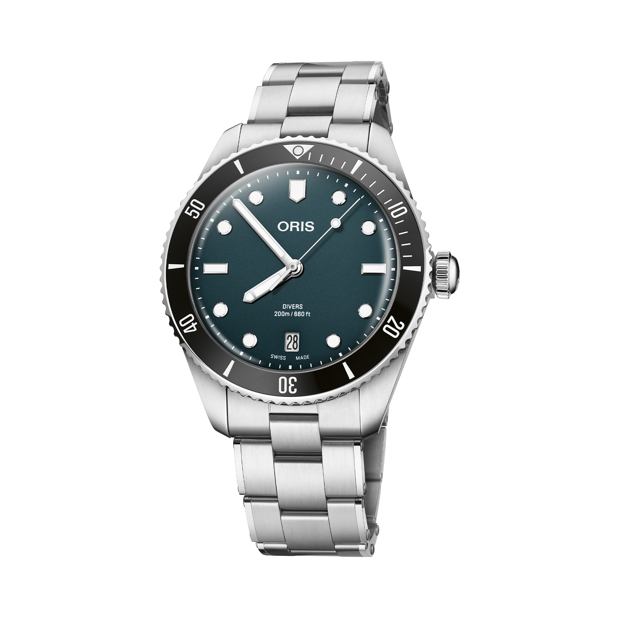 Oris Sixty Five Diver Men's 39mm Stainless Steel Automatic Watch 733 7795 4055 SET