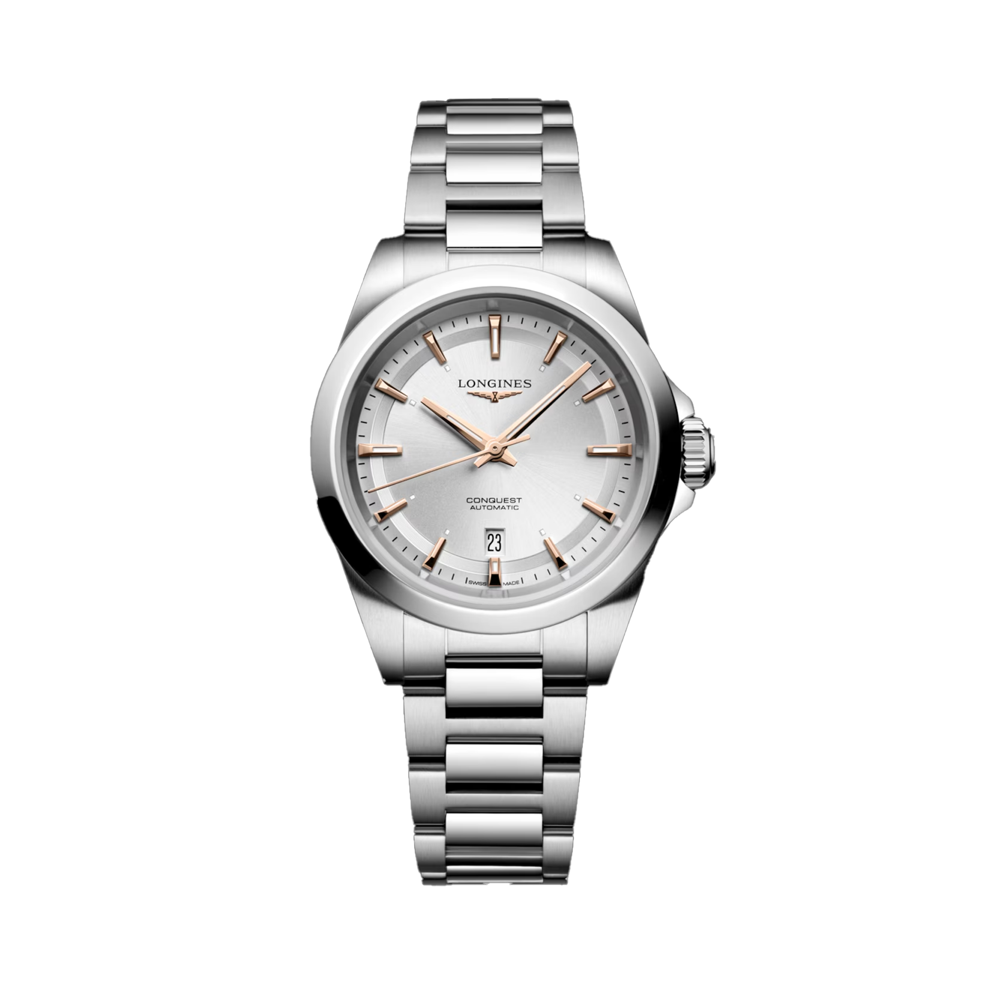 Longines Conquest Women's 30mm Stainless Steel Automatic Watch L3.320.4.72.6