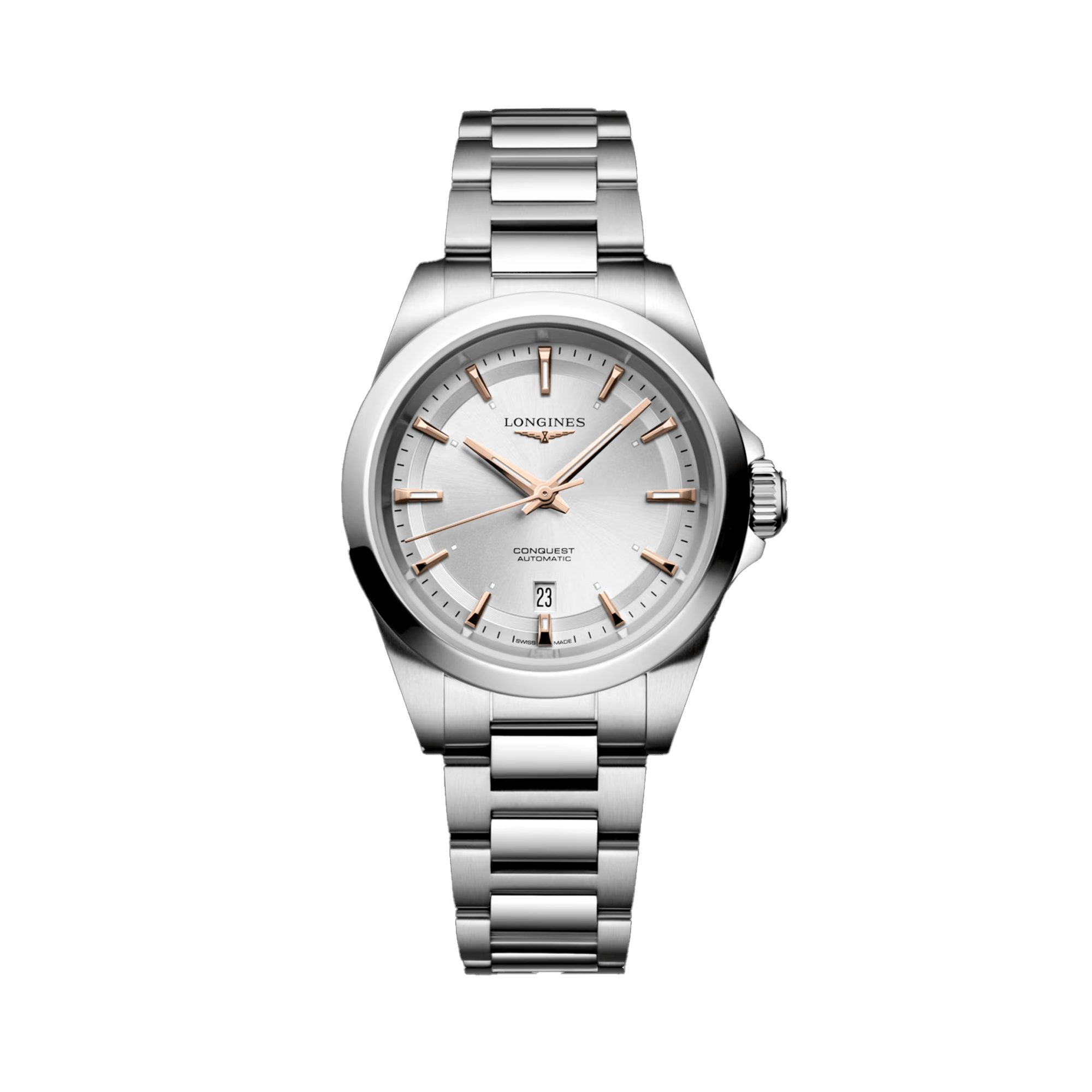 Longines Conquest Women's 30mm Stainless Steel Automatic Watch L3.320.4.72.6