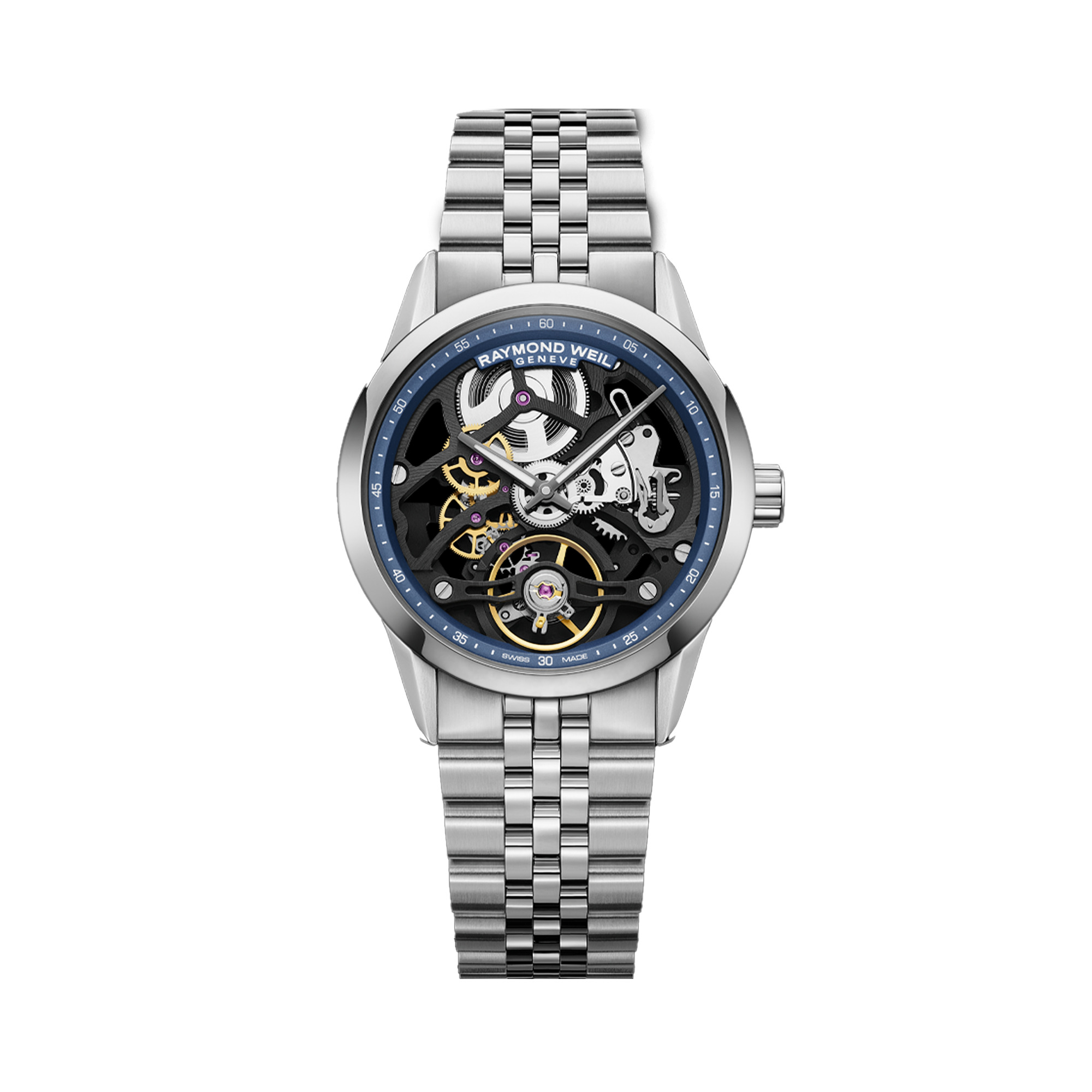 Raymond Weil Freelancer Men's 38mm Skeleton Automatic Watch 2783-ST-50000