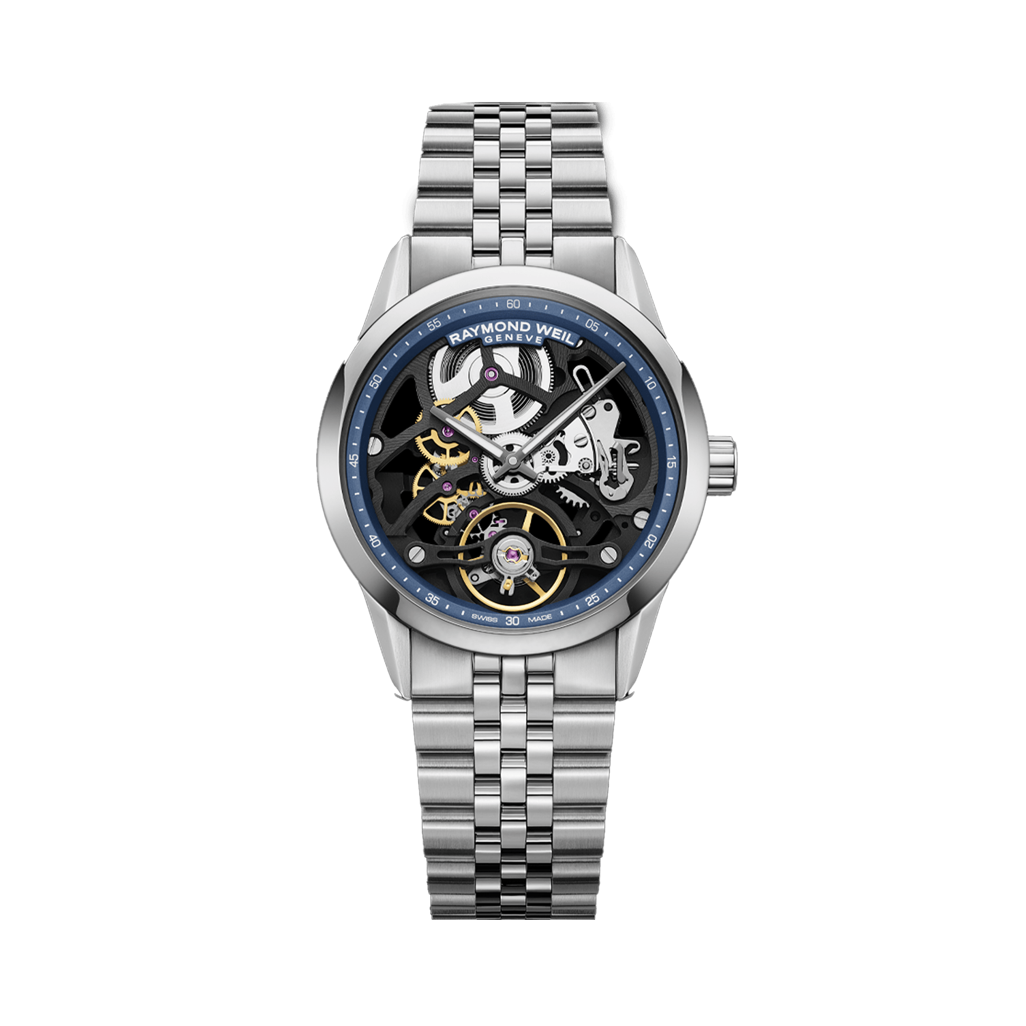 Raymond Weil Freelancer Men's 38mm Skeleton Automatic Watch 2783-ST-50000
