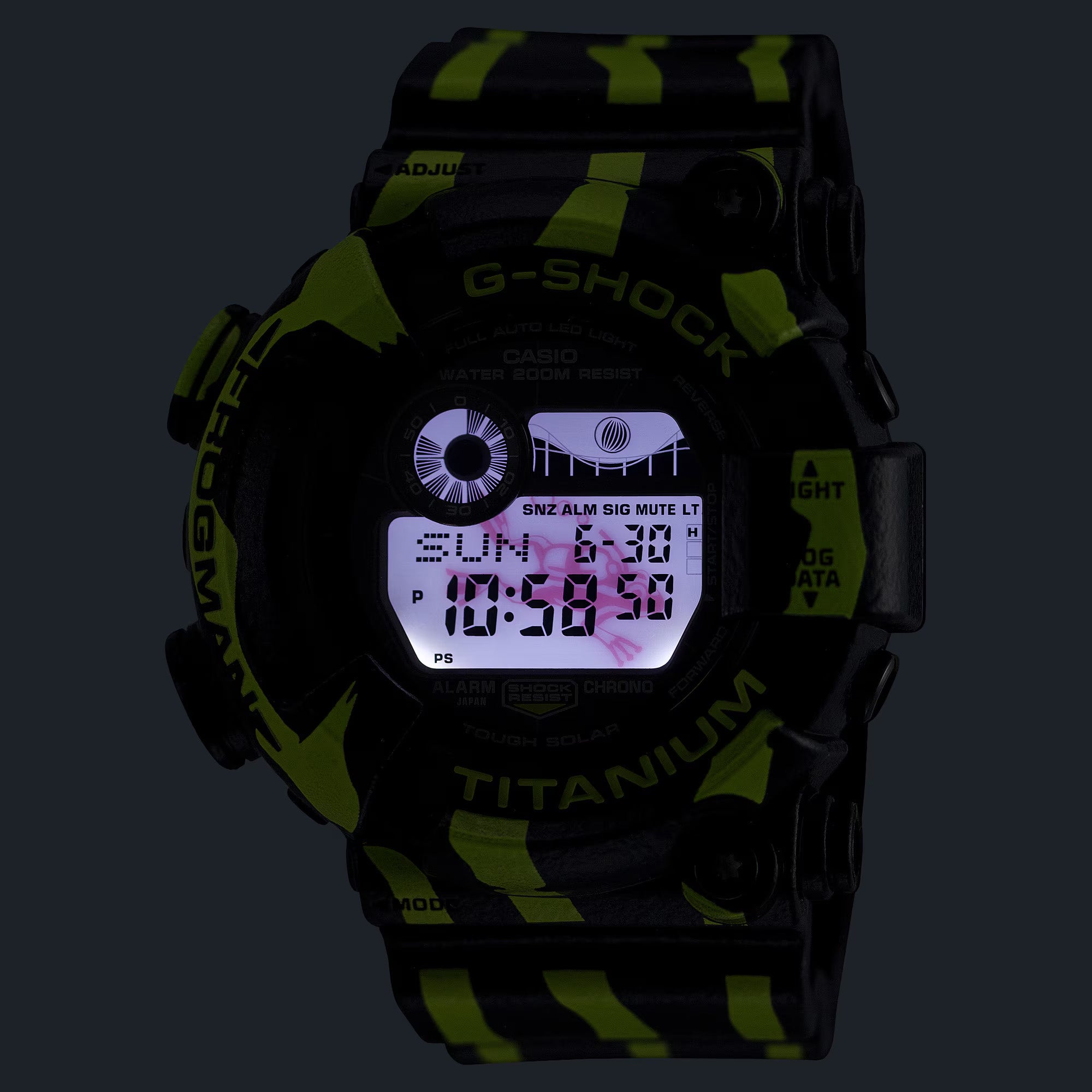Casio G-SHOCK Master of G Frogman Digital Men's 50mm Watch GW8200TPF-1D