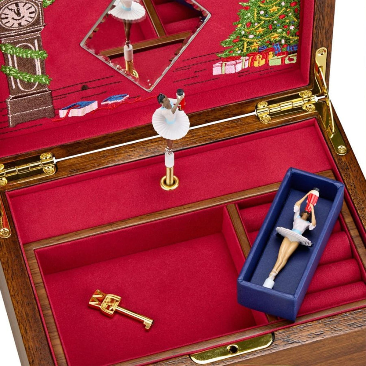 Wolf Nutcracker Ballet Musical Jewellery Box