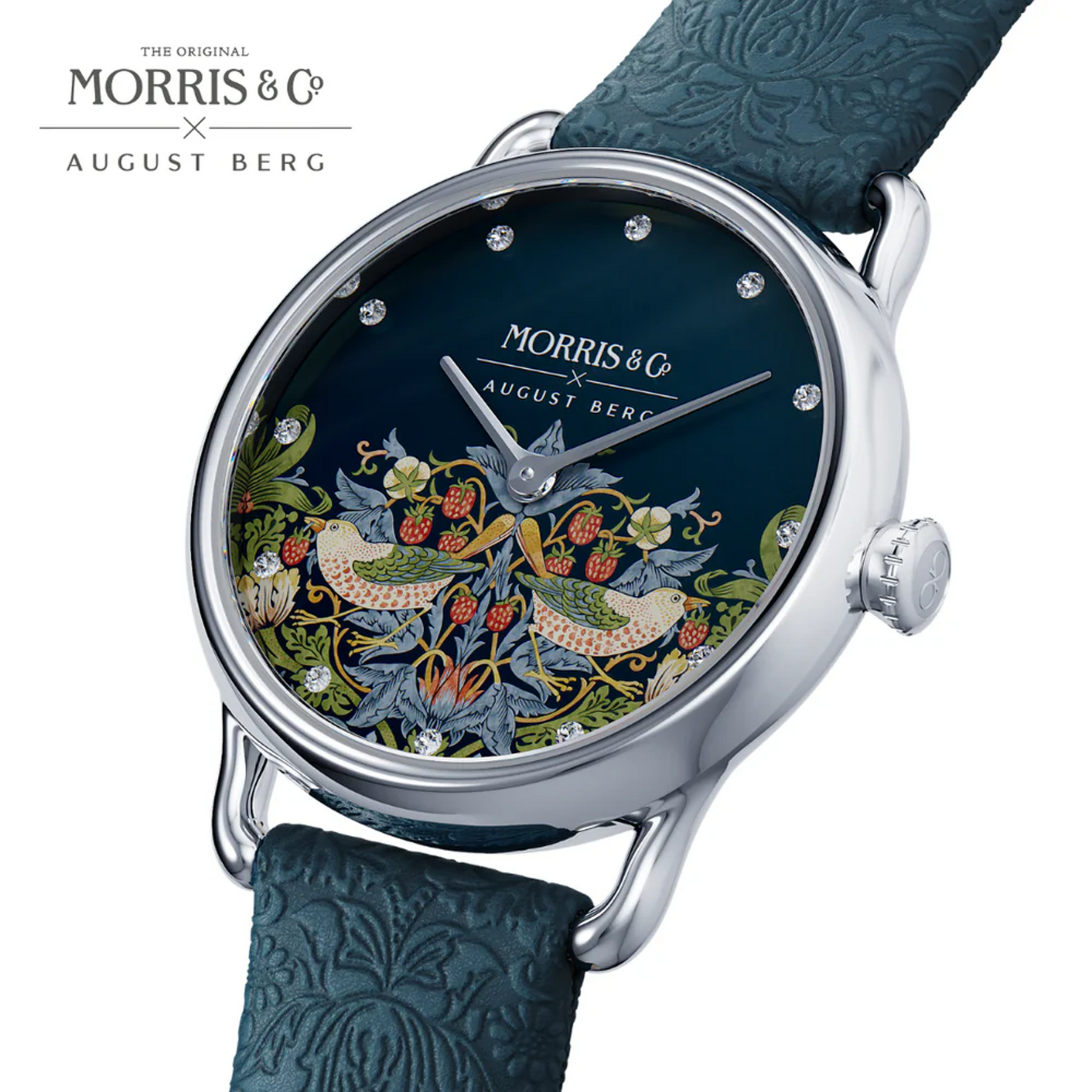 August Berg Petite Strawberry Thief Quartz 26mm Watch M1ST0926E16LIDE