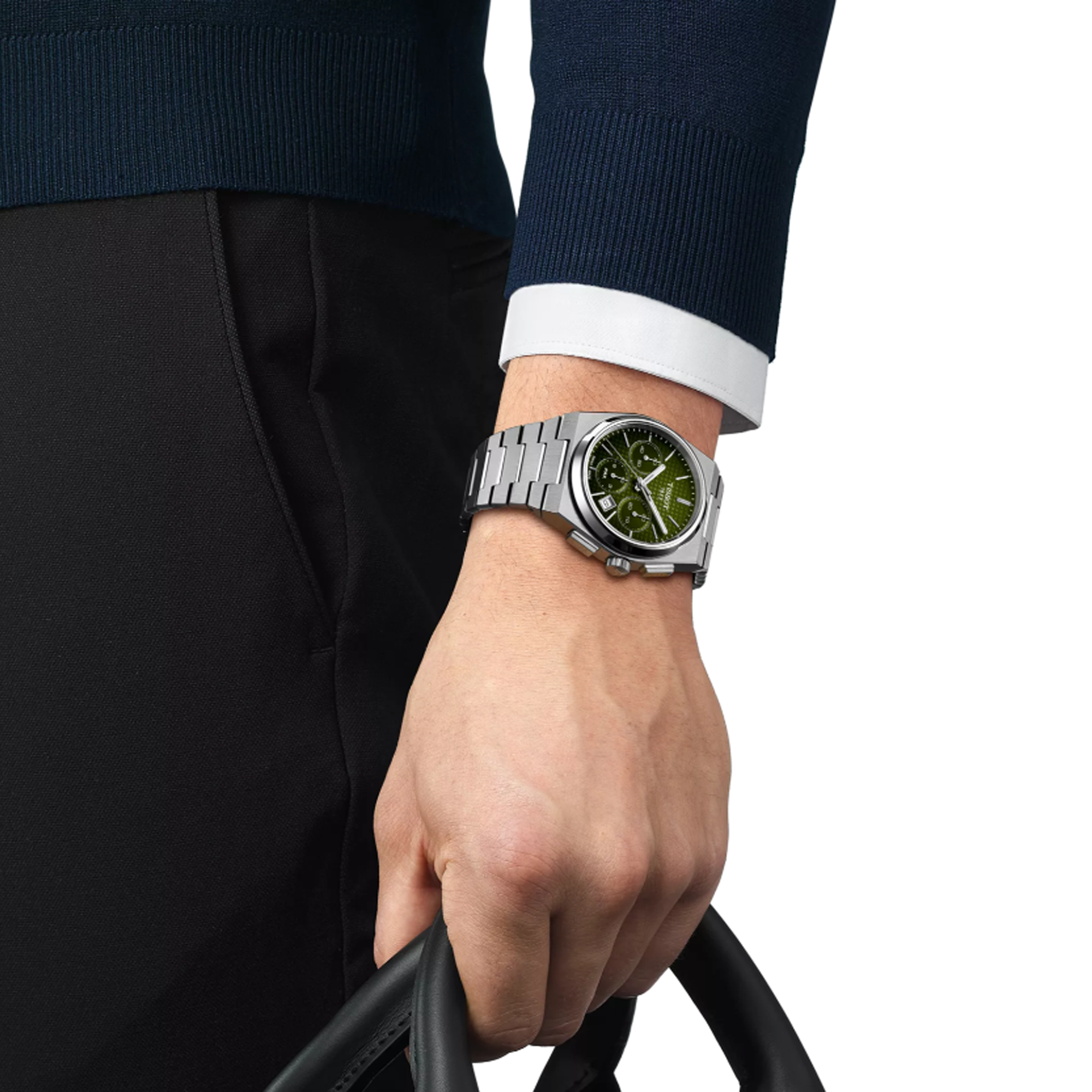 Tissot PRX Automatic Chronograph Watch T137.427.11.091.00