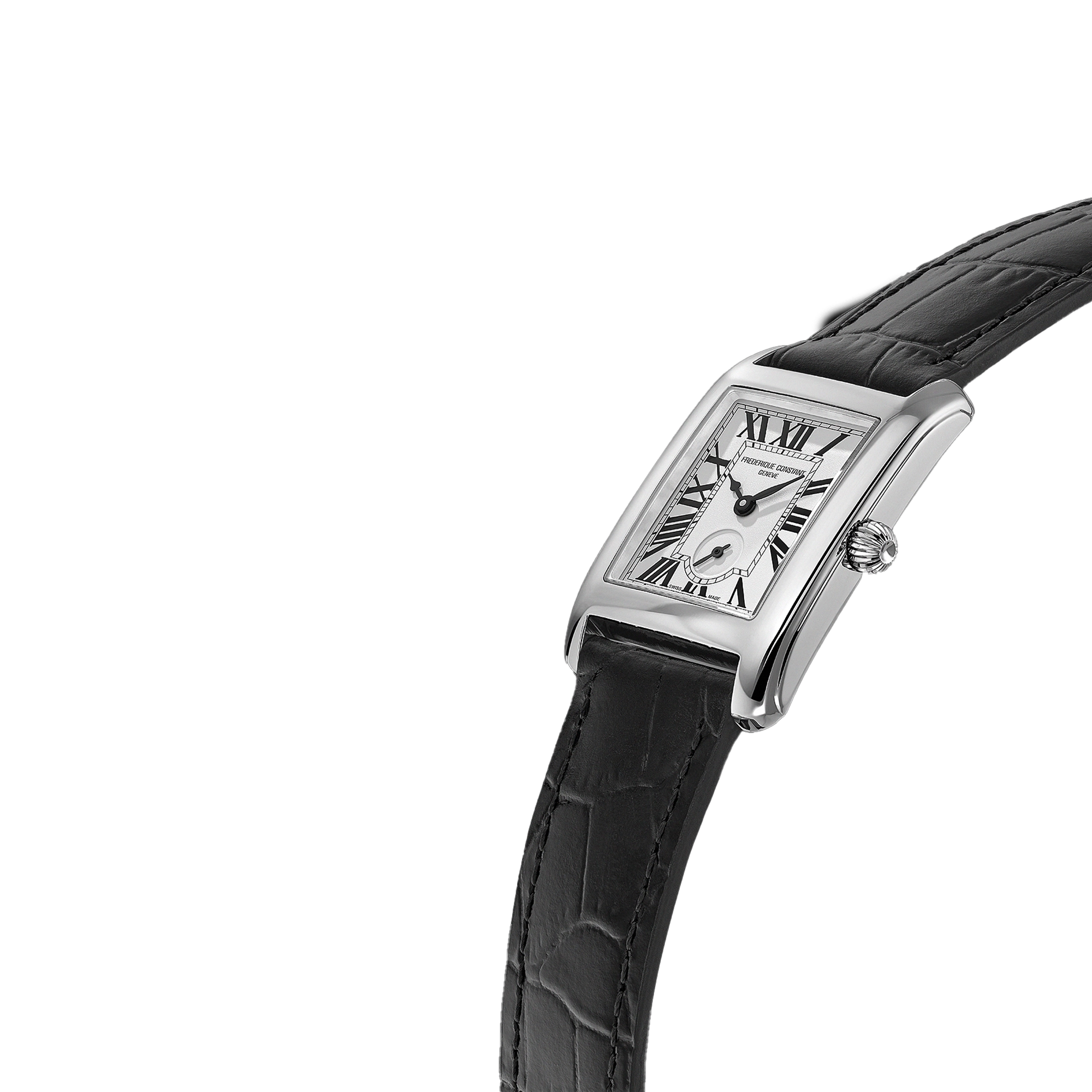 Frederique Constant Carree 25 x 27mm Quartz Stainless Steel Watch FC-235S2C6