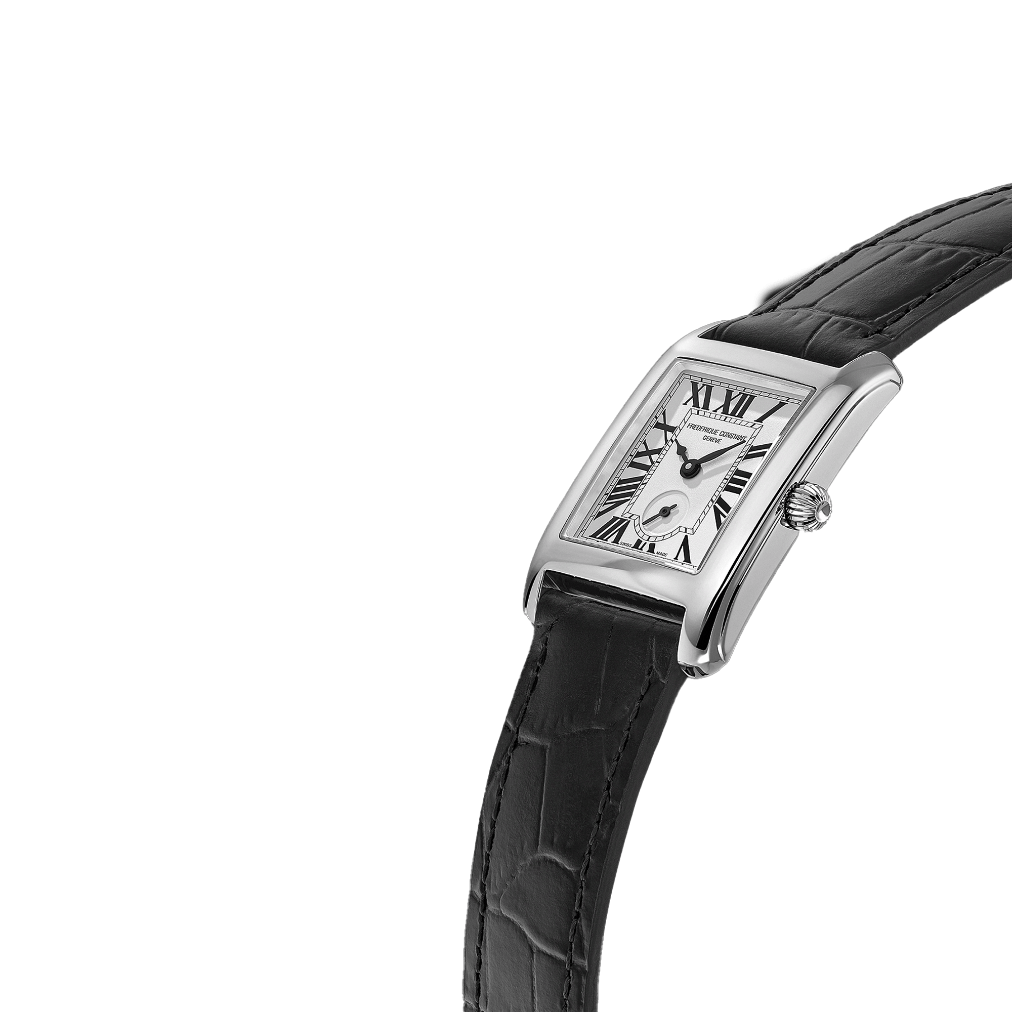 Frederique Constant Carree 25 x 27mm Quartz Stainless Steel Watch FC-235S2C6