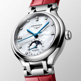 Longines PrimaLuna Automatic Moon Phase Women's 34mm Watch L8.126.4.87.2