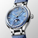 Longines PrimaLuna Automatic Moon Phase Women's 34mm Watch L8.126.0.97.2