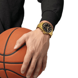 Tissot Supersport Chrono Men's 45.50mm Gold PVD Quartz Chronograph Watch T125.617.33.051.01