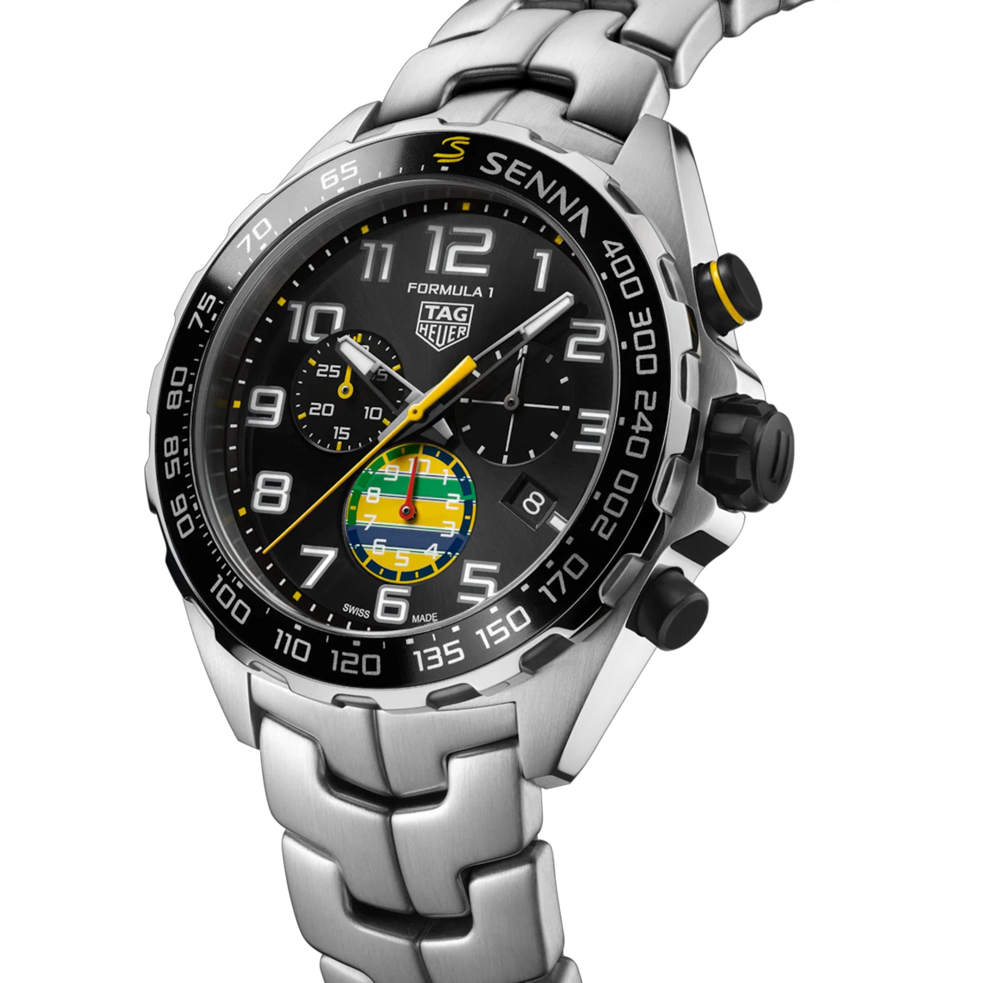 TAG HEUER FORMULA 1 CHRONOGRAPH X SENNA 43MM WATCH CAZ101AX.BA0637