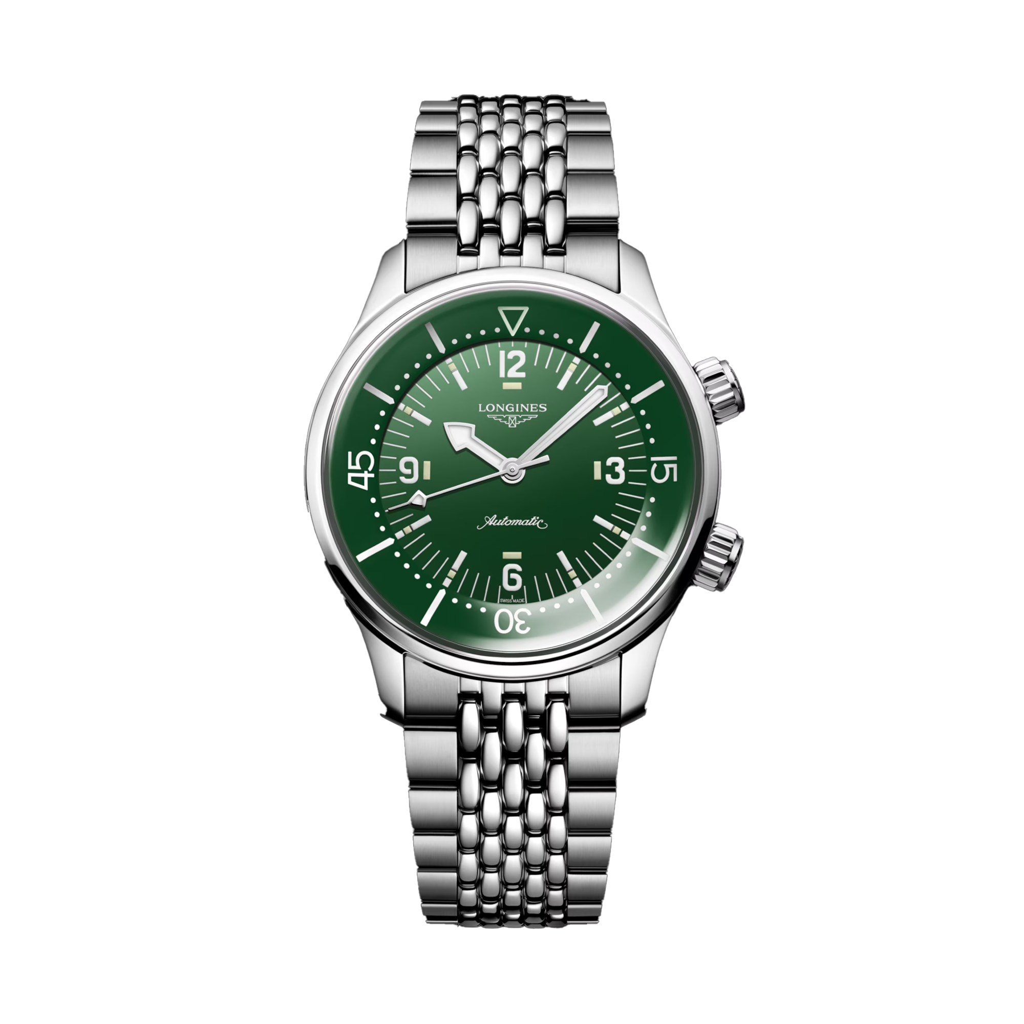 Longines Heritage 39mm Stainless Steel Automatic Watch L3.764.4.06.6