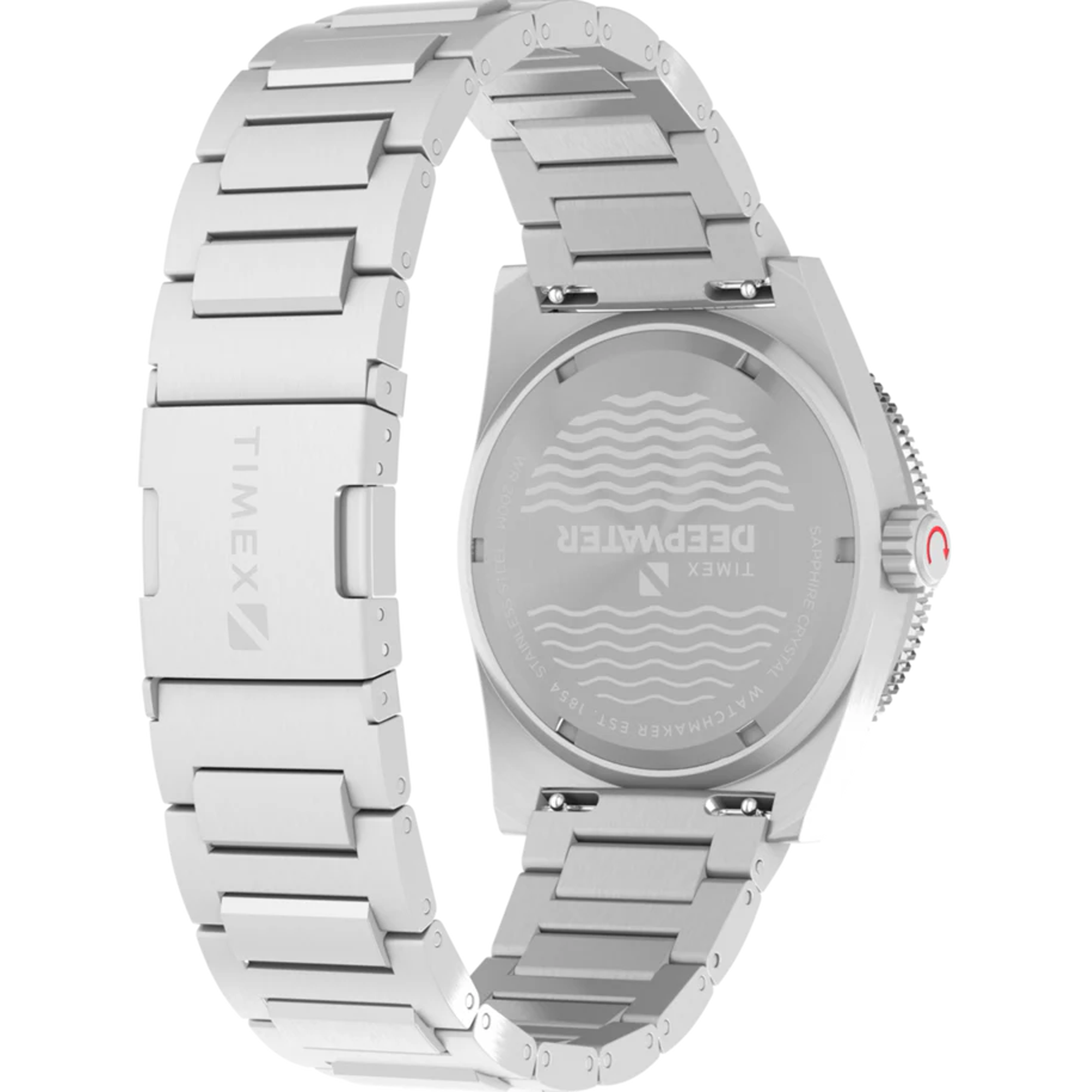 Timex Deepwater Reef 200 GMT Men's 40mm Stainless Steel Quartz GMT Watch TW2W95300