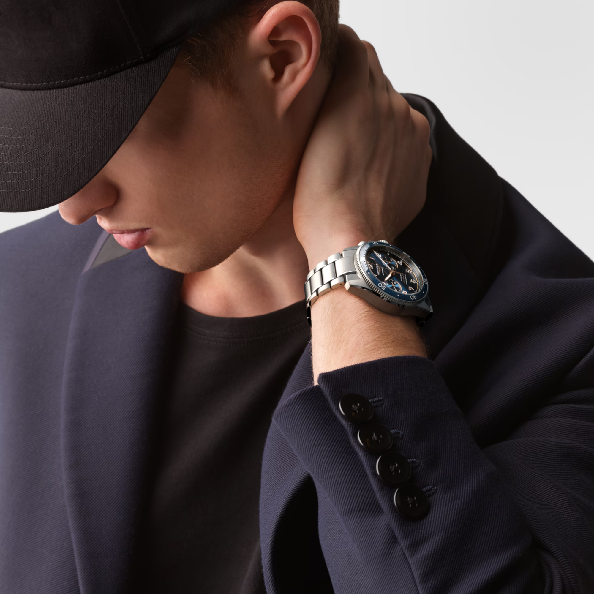 Longines Spirit Flyback Automatic Chronograph Men's 42mm Watch L3.821.4.93.6