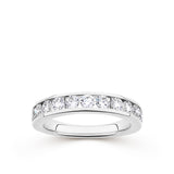 Everlasting 1.01ct TW Lab-Grown Diamond Channel Set Wedding Band in 18ct White Gold