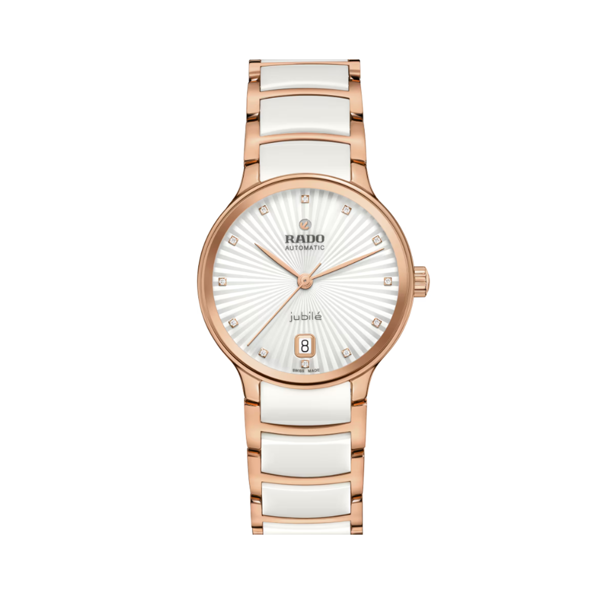 Rado Centrix Women's 35mm Automatic Ceramic & Rose PVD Watch R30 037 744