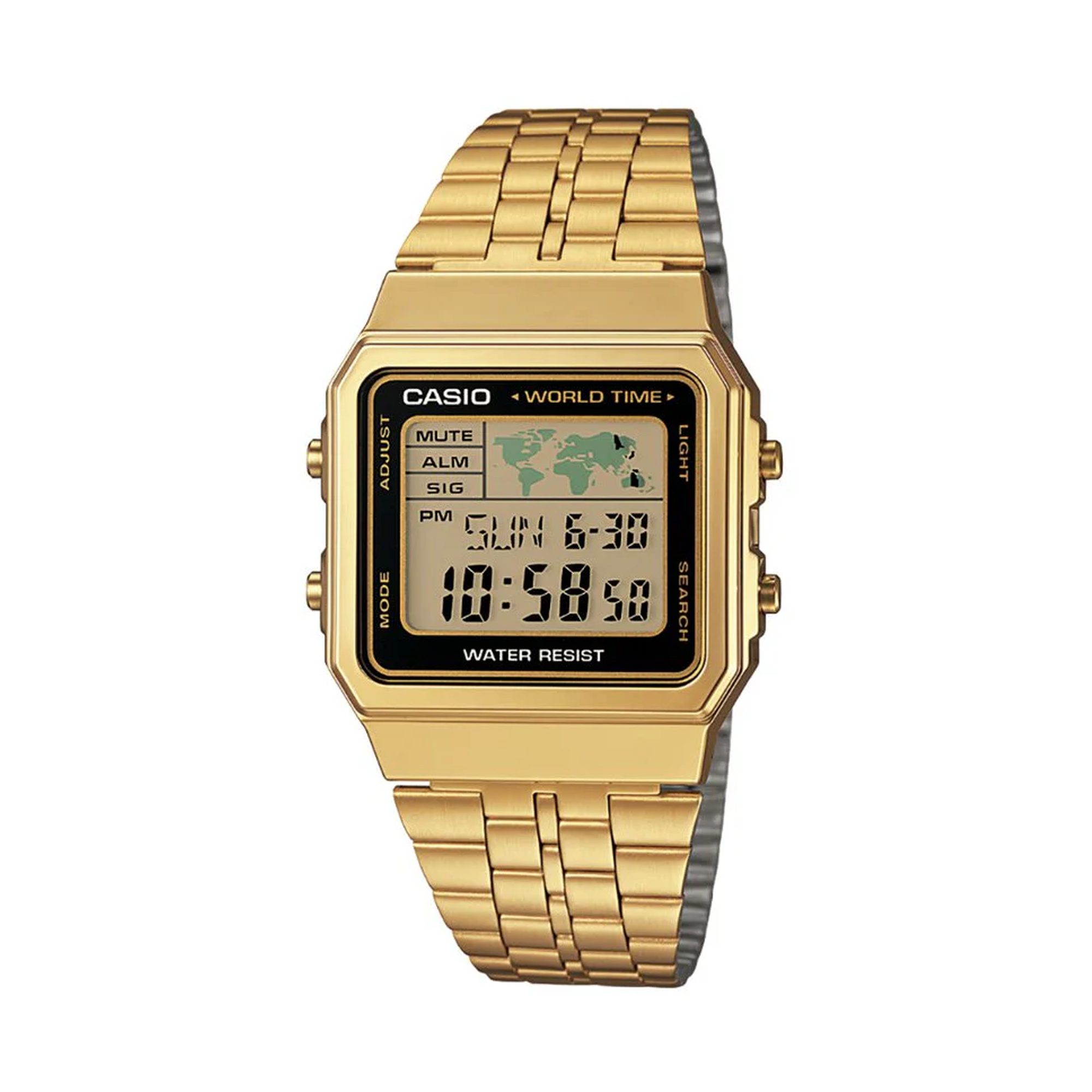 Casio Vintage Men's Gold PVD Quartz Watch A500WGA-1DF