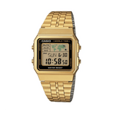 Casio Vintage Men's Gold PVD Quartz Watch A500WGA-1DF