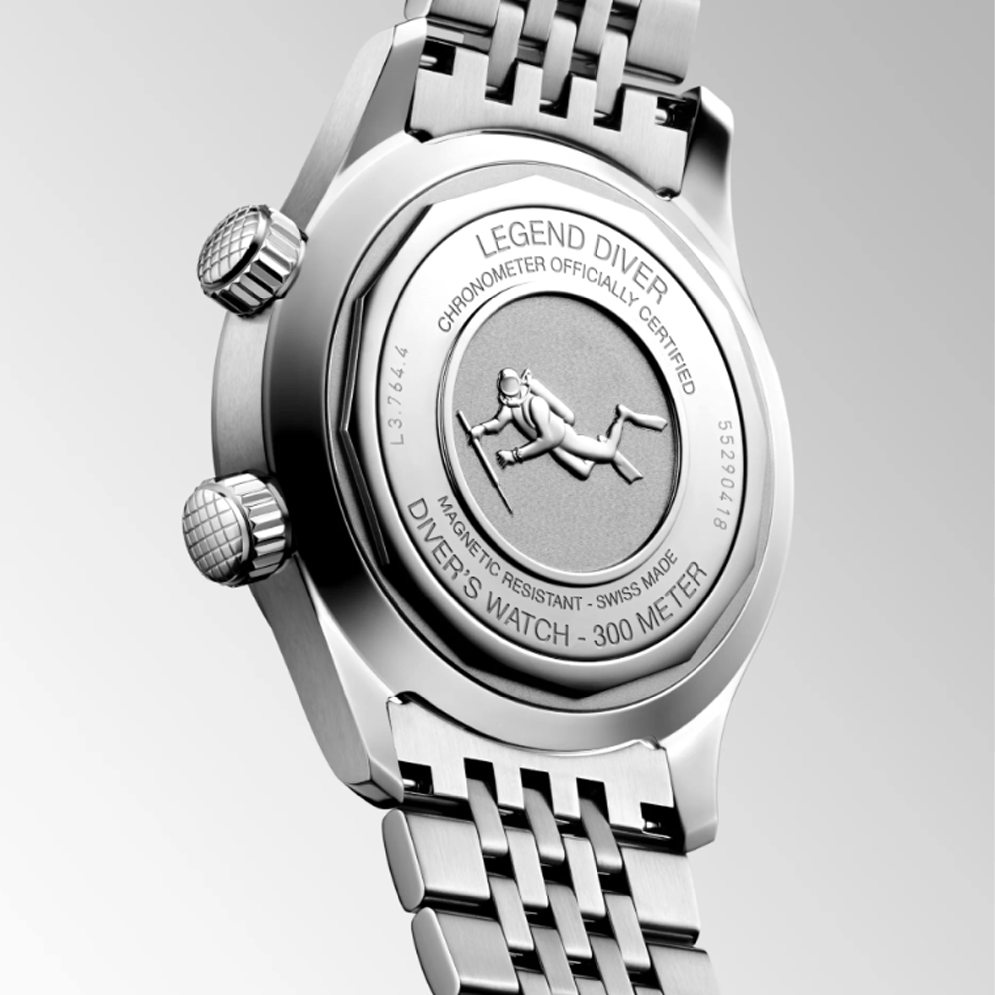 Longines Heritage 39mm Stainless Steel Automatic Watch L3.764.4.06.6