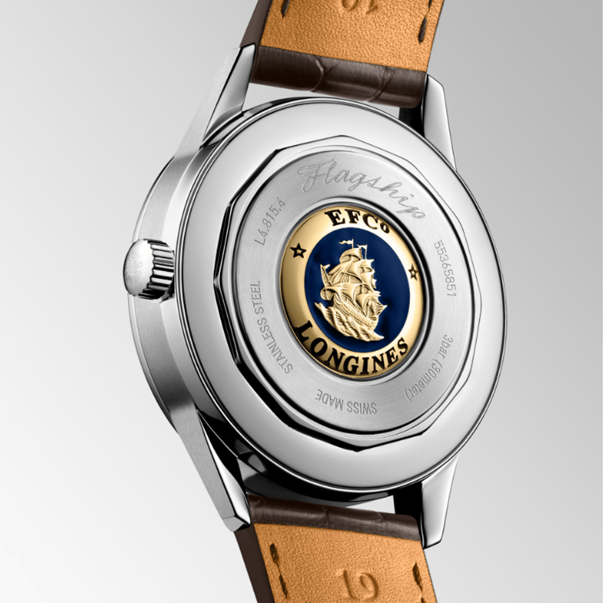 Longines Flagship Heritage Moonphase Automatic Men's 38.50mm Watch L4.815.4.62.2