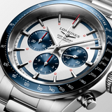Longines Conquest Men's 42mm Stainless Steel Automatic Chronograph Watch L3.835.4.98.6