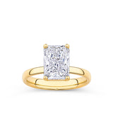 Everlasting 3.00ct TW Radiant Cut Lab-Grown Diamond Engagement Ring in 18ct Yellow Gold