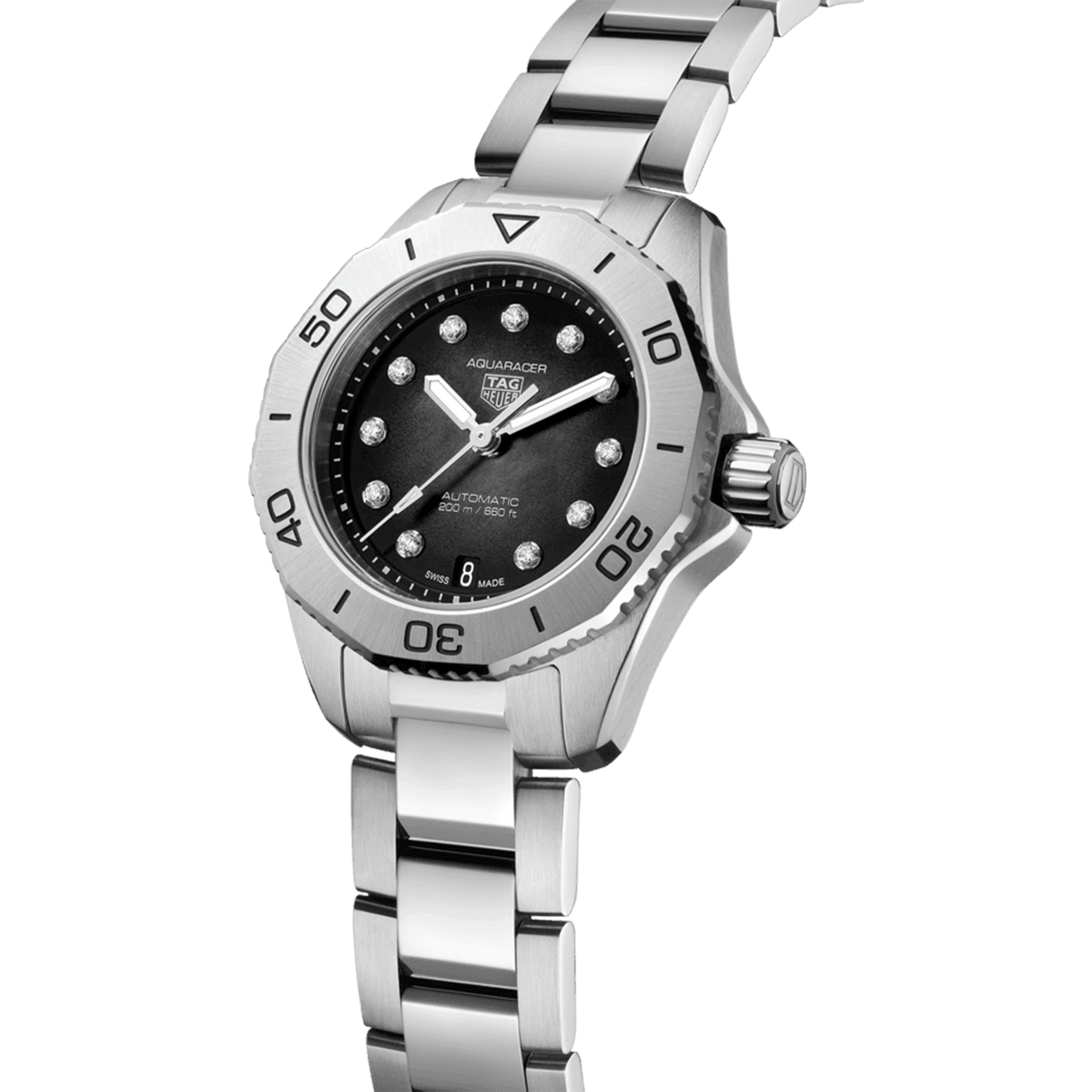 TAG HEUER AQUARACER WOMEN'S 30MM STAINLESS STEEL AUTOMATIC WATCHWBP2410.BA0622