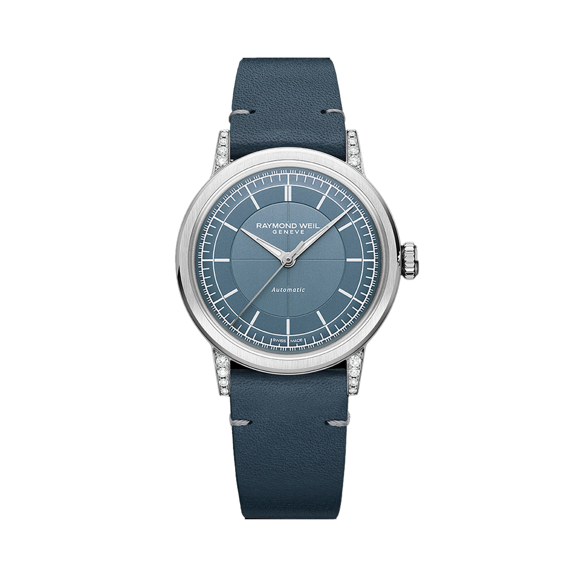 Raymond Weil Millesime Women's 35mm Blue Automatic Watch 2125-SCS-50011