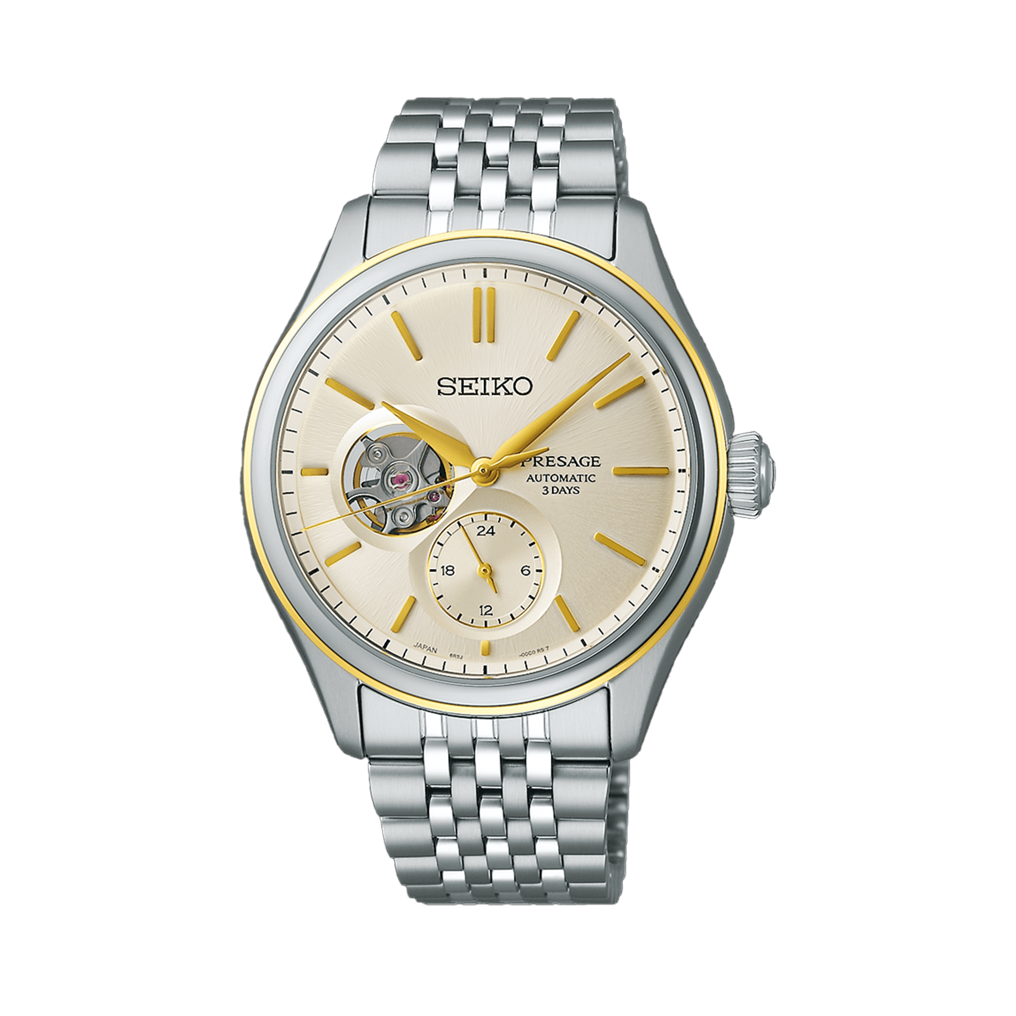 Seiko Presage Men's Automatic GMT Watch SPB480J