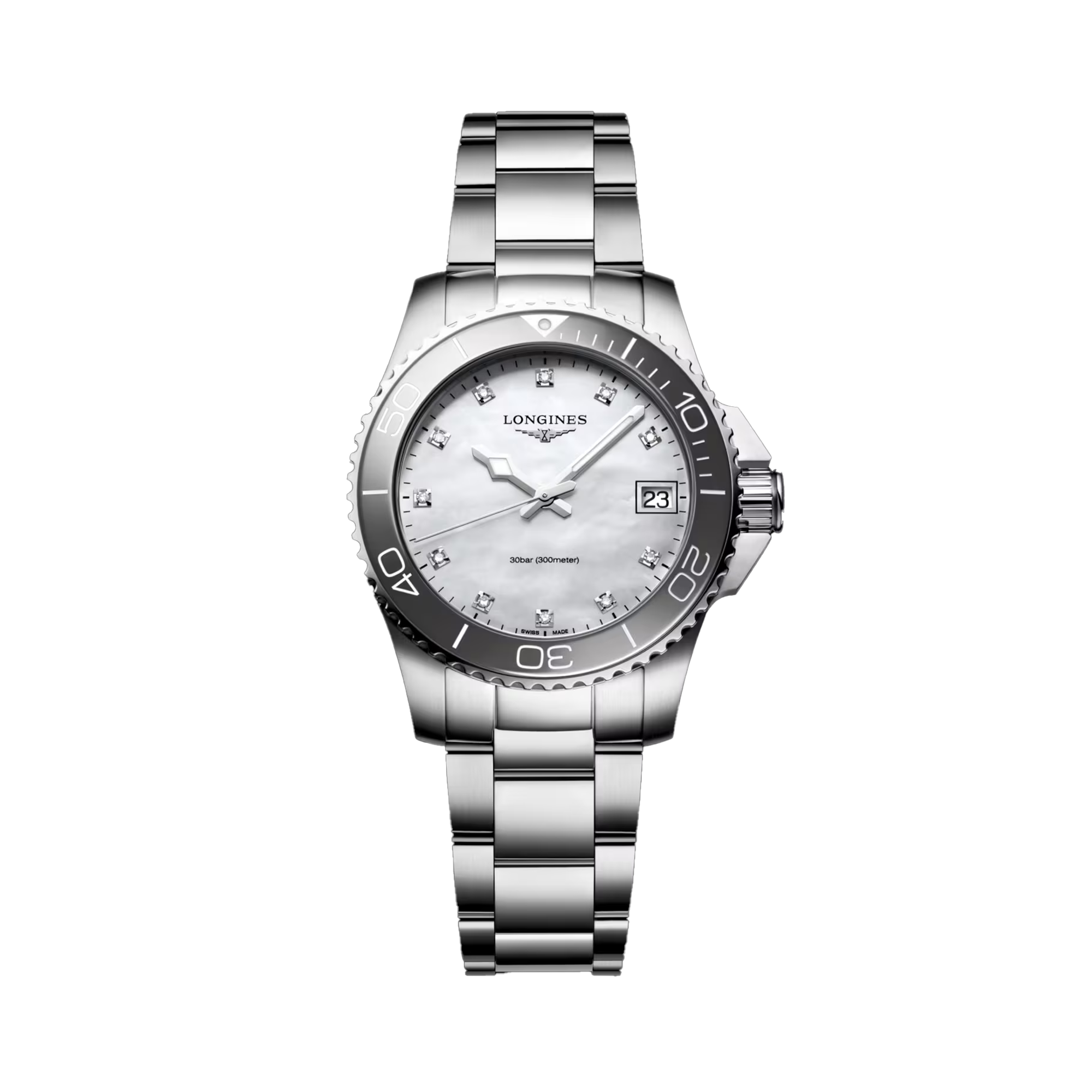Longines Hydro Conquest Women's 32mm Quartz Watch L3.370.4.87.6