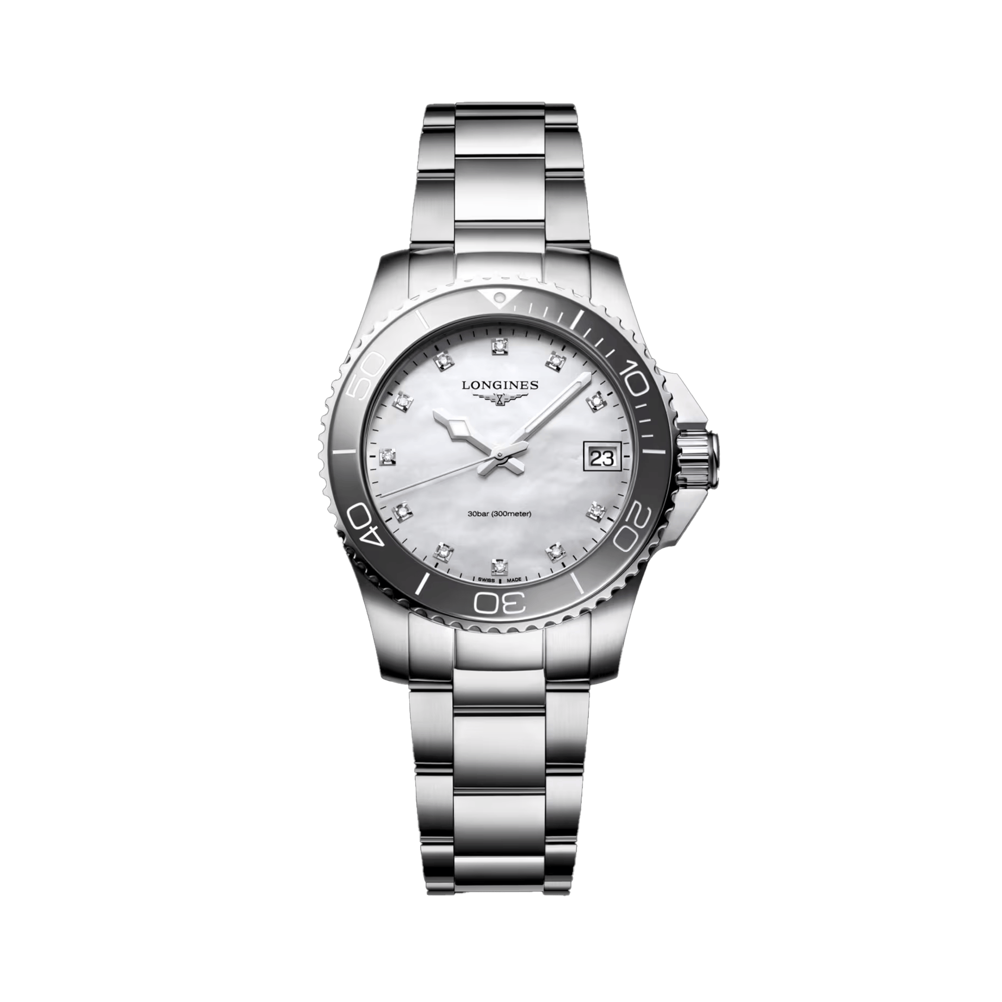 Longines Hydro Conquest Women's 32mm Quartz Watch L3.370.4.87.6
