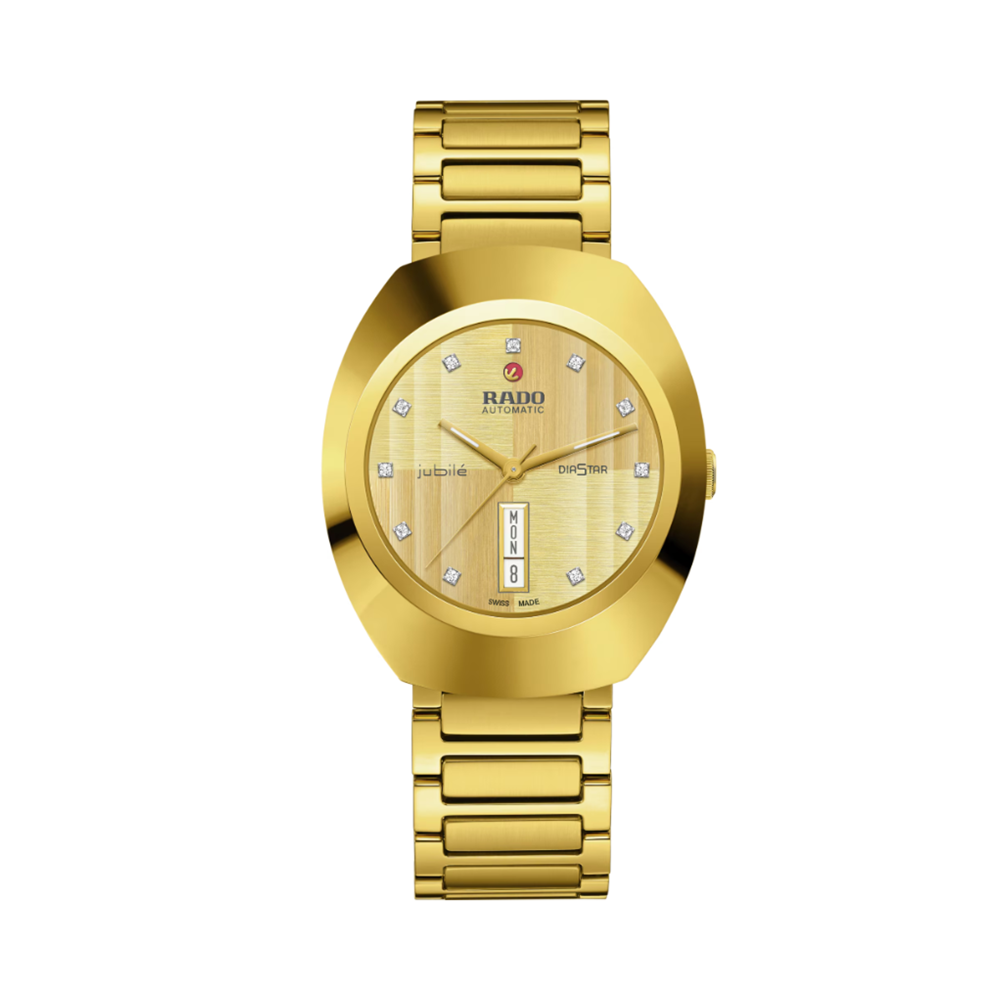 Rado Original Men's 38mm Ceramic & Yellow PVD Automatic Watch R12 161 733