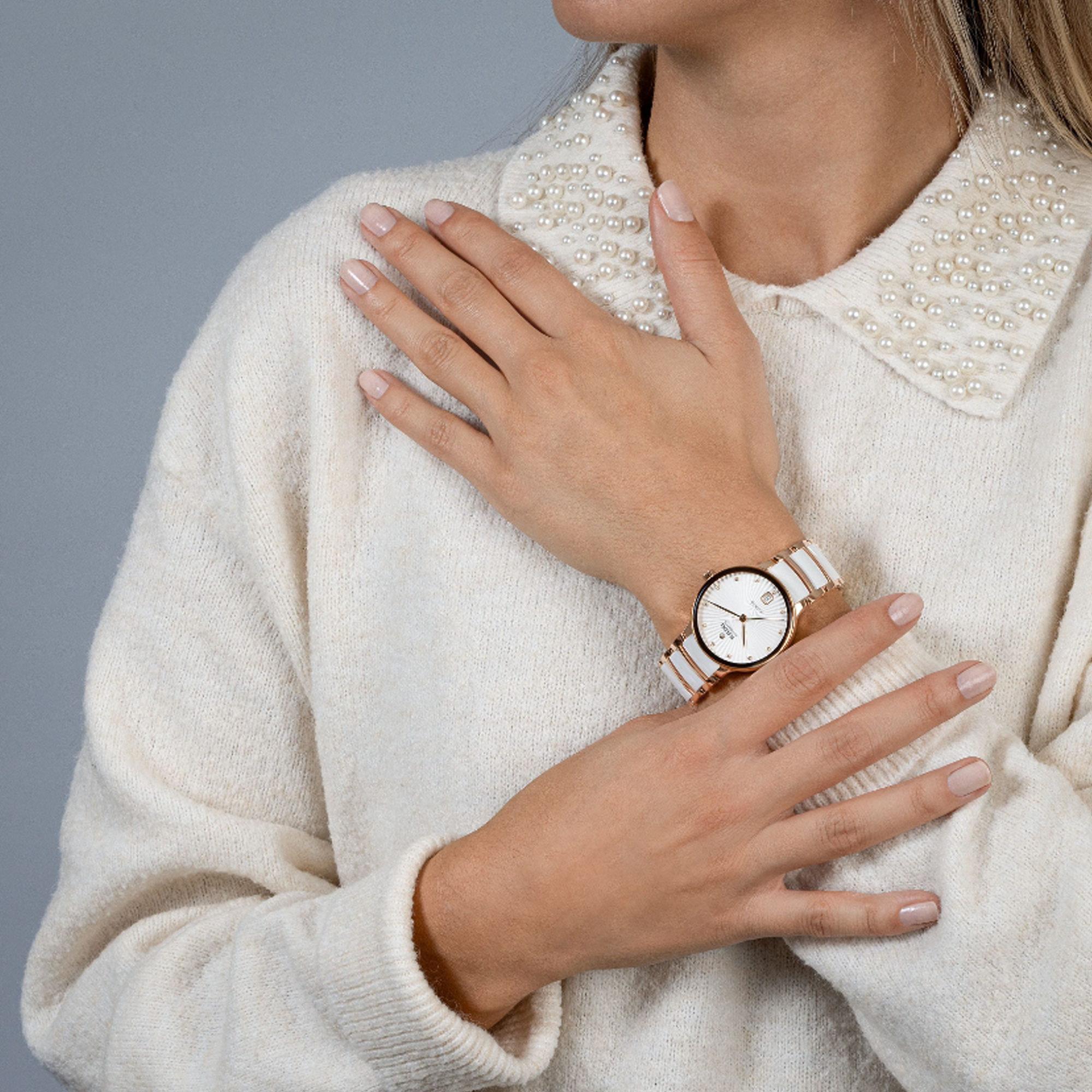 Rado Centrix Women's 35mm Automatic Ceramic & Rose PVD Watch R30 037 744