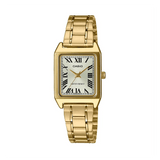 Casio Vintage LTPV007G-9B Gold Tone Roman Numeral Women's Watch
