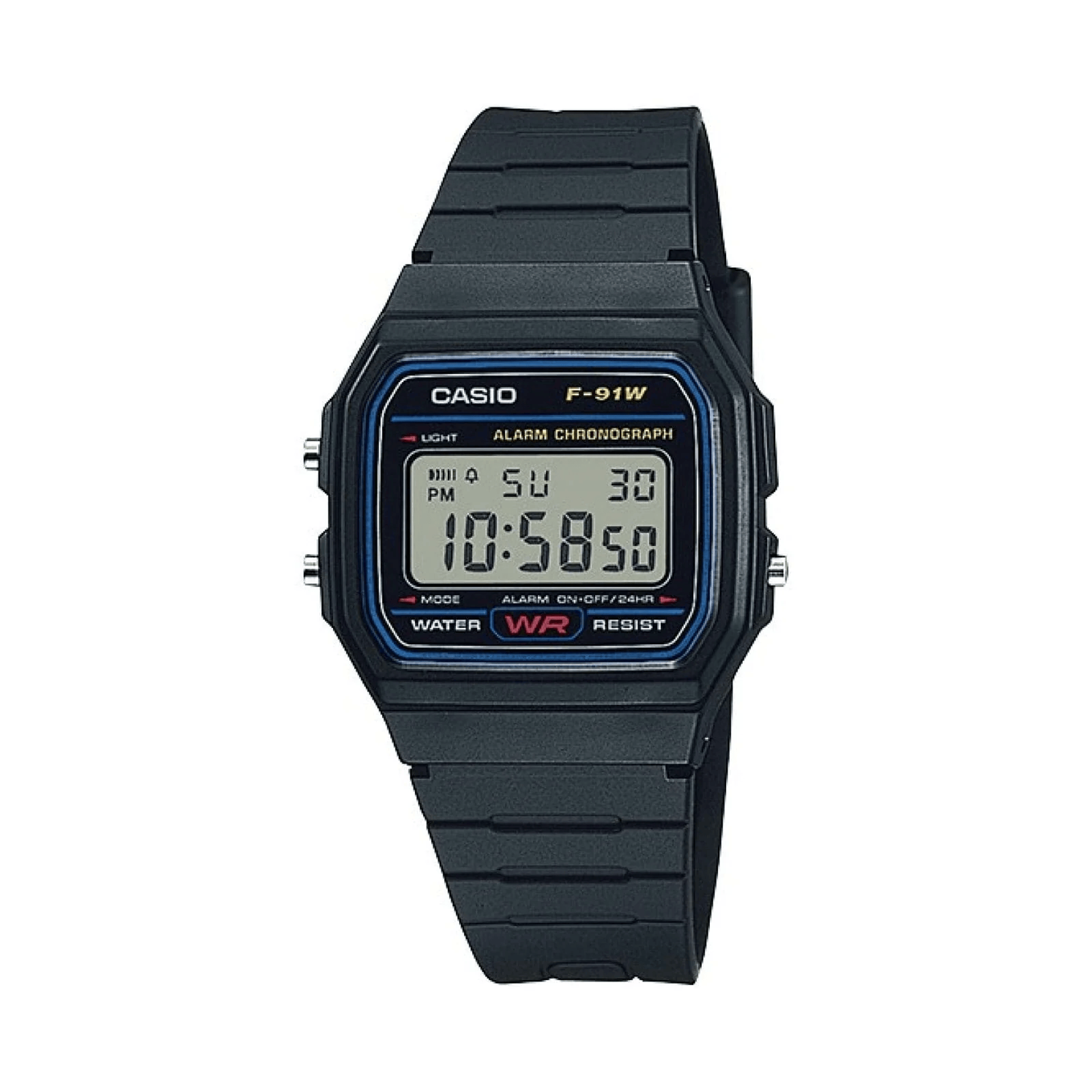 Casio Vintage Resin Quartz Watch F91W-1