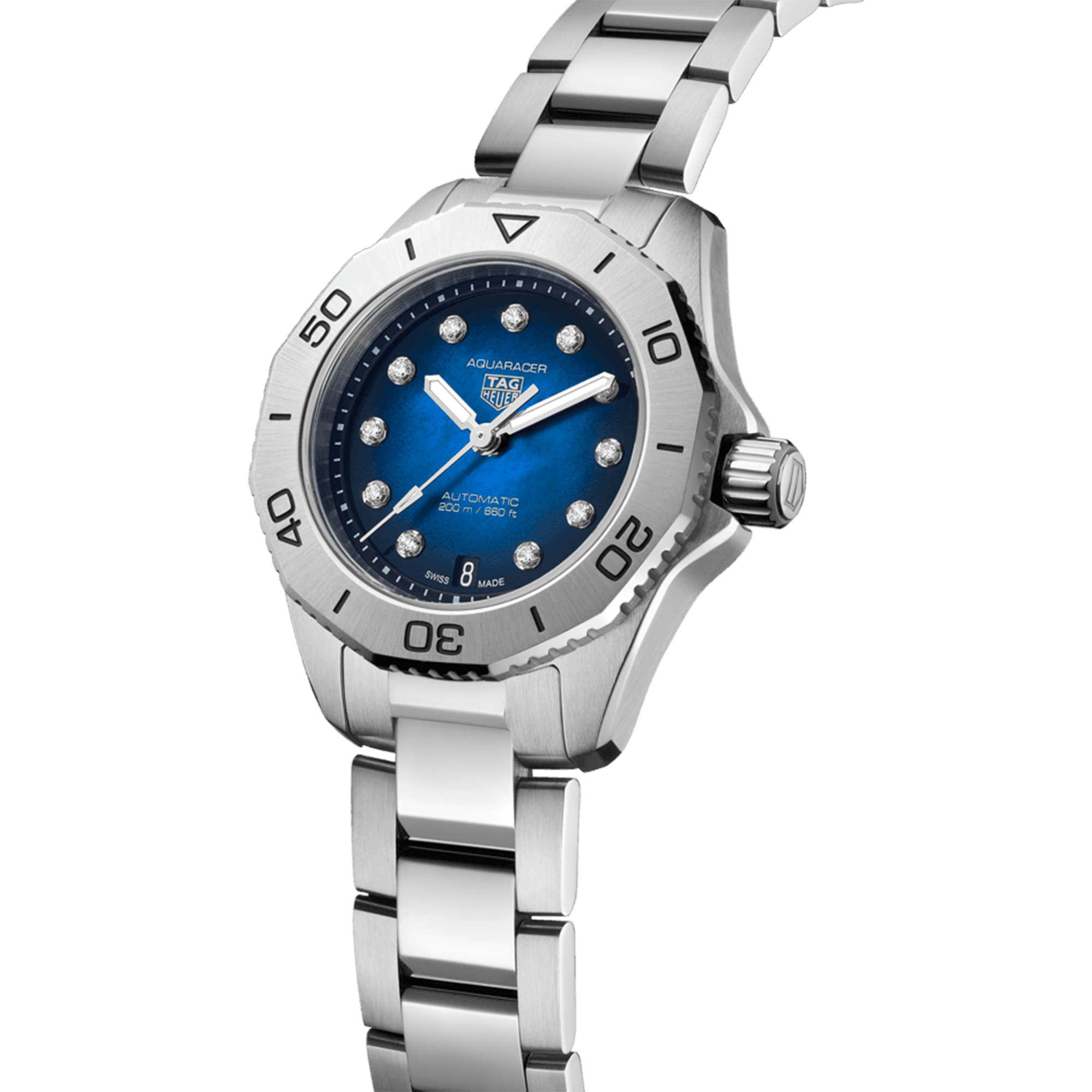 TAG Heuer Aquaracer Women's 30mm Stainless Steel Automatic Watch WBP2411.BA0622