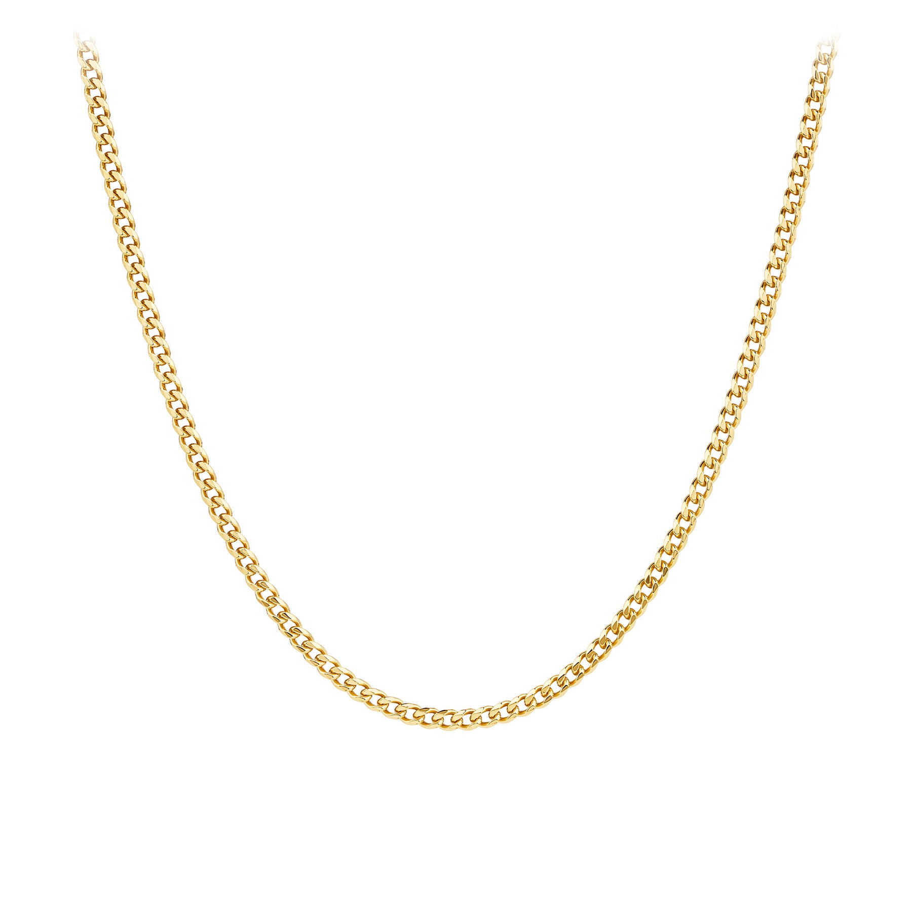 Curb Link Chain in 9ct Yellow Gold