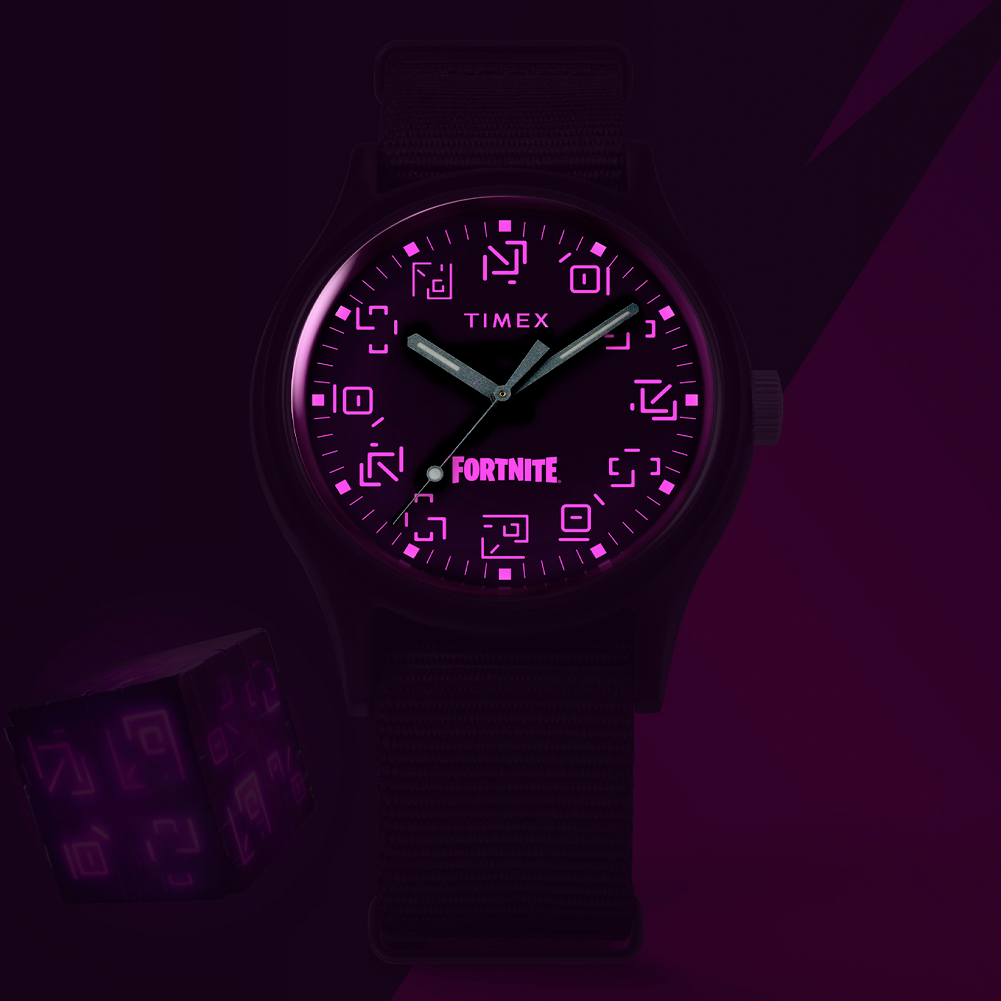 Timex MK1 x Fortnite 40mm Aluminium Quartz Watch TW2W97000