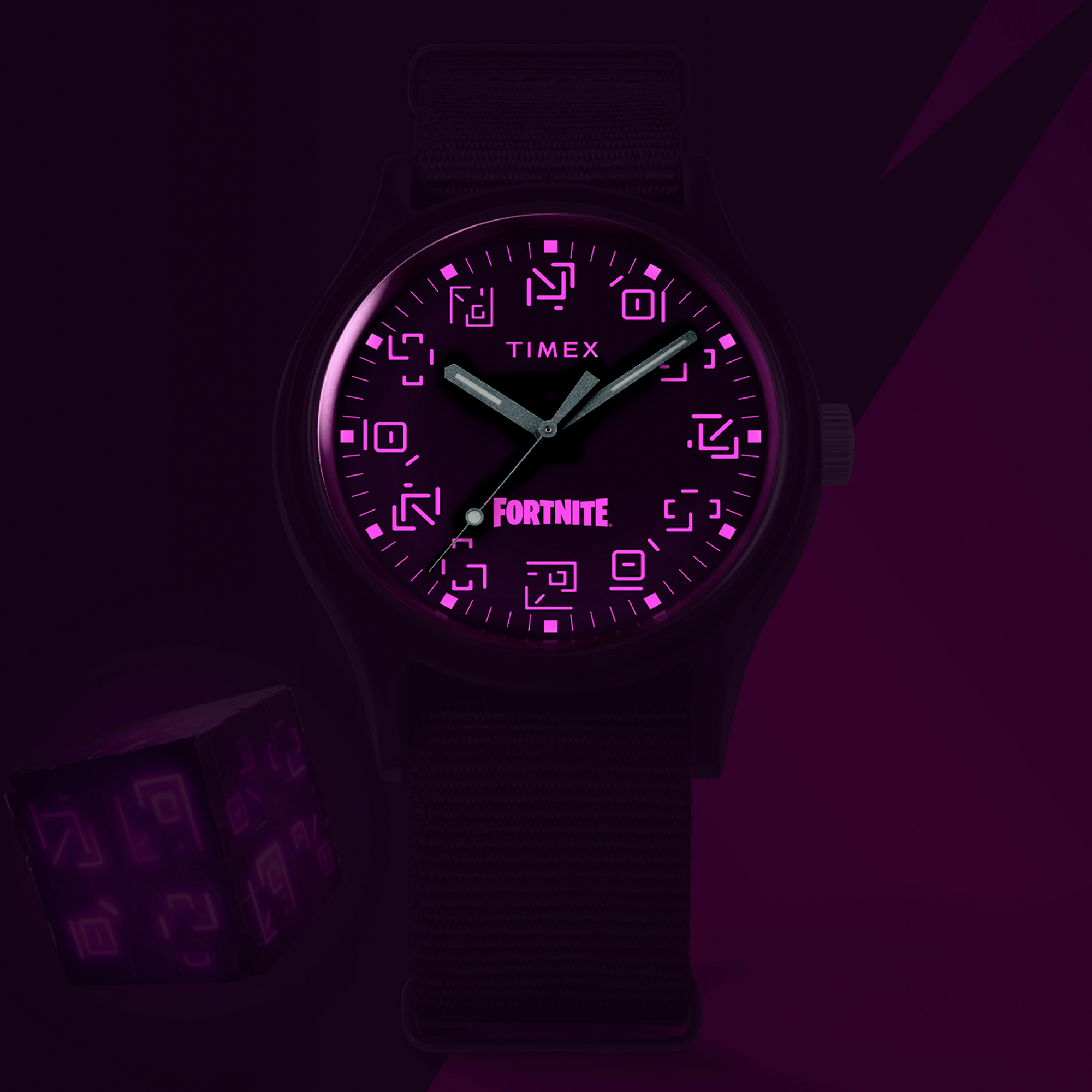 Timex MK1 x Fortnite 40mm Aluminium Quartz Watch TW2W97000