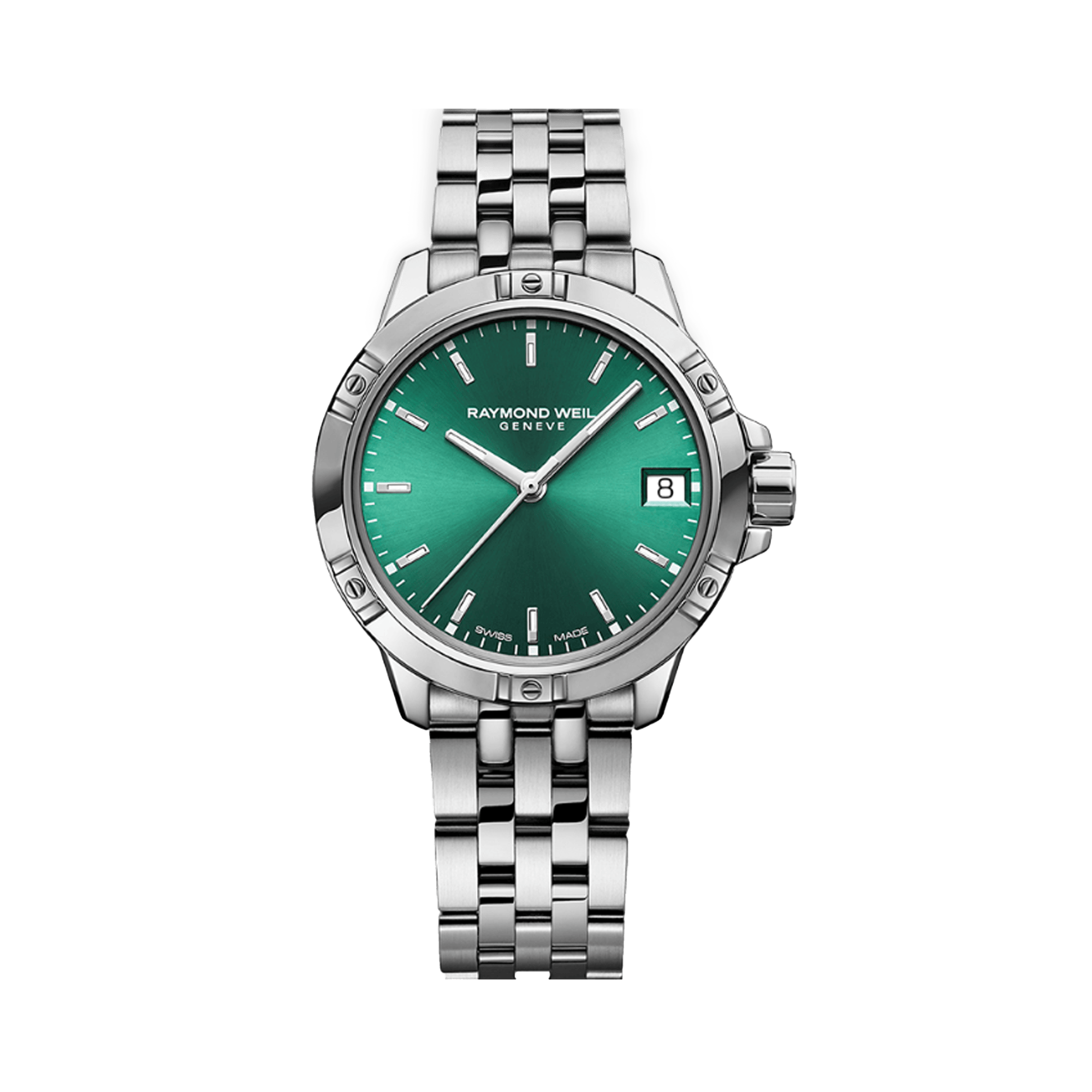 Raymond Weil Tango Women's 30mm Green Quartz Watch 5960-ST-52051