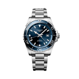 Longines Hydro Conquest Men's 43mm Automatic GMT Watch L3.890.4.96.6