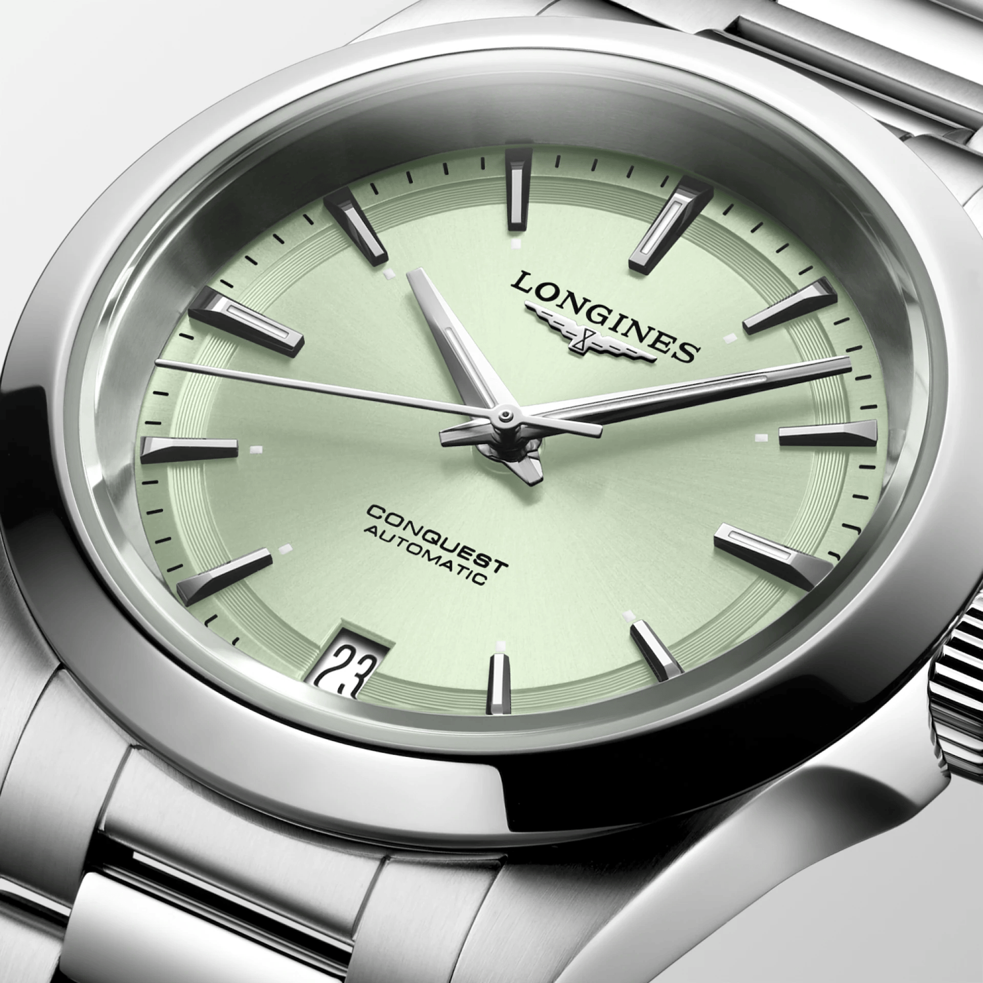 Longines Conquest Women's 34mm Stainless Steel Automatic Watch L3.430.4.02.6