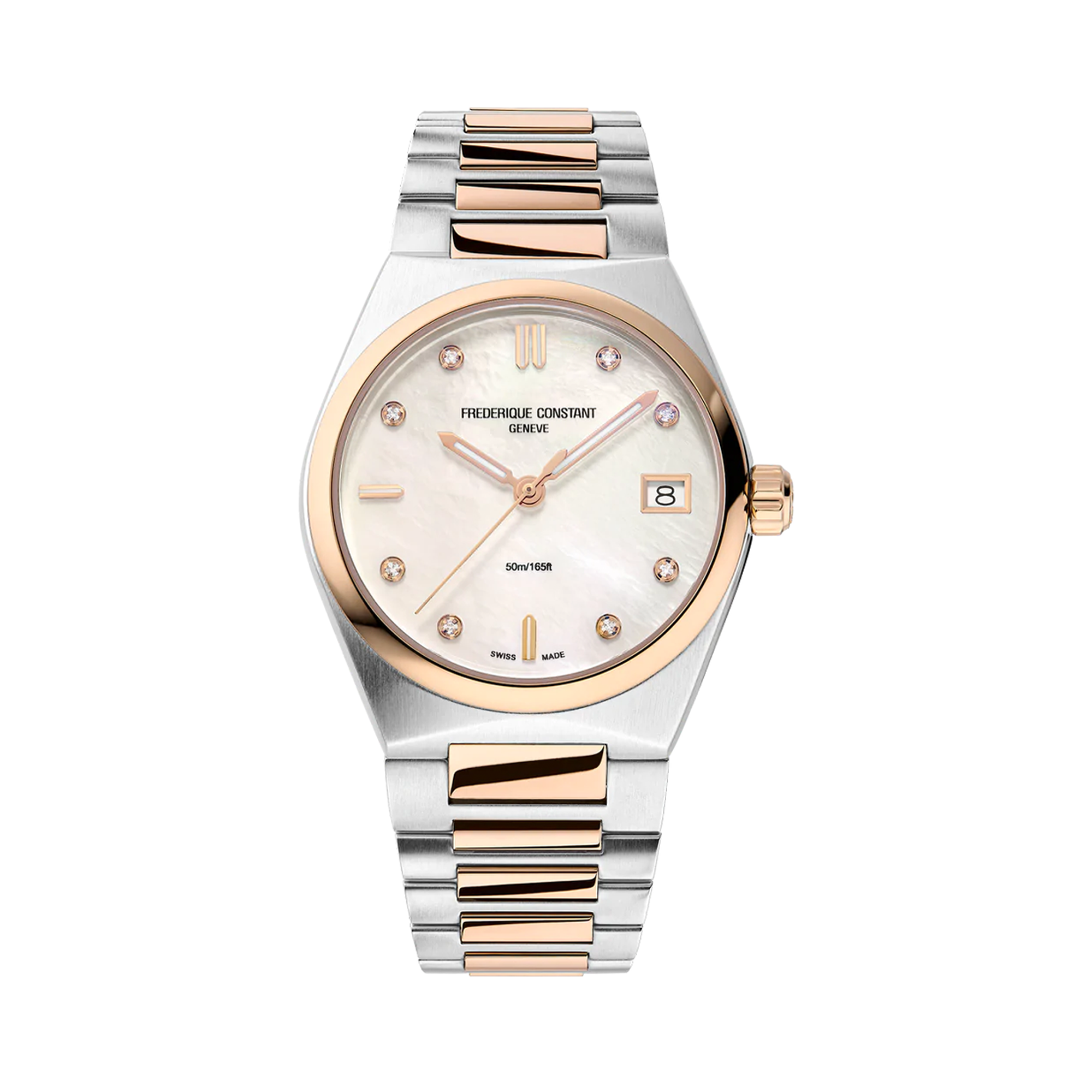 Frederique Constant Highlife Women's 31mm Quartz Stainless Steel & Rose IP Watch FC-240MPWWD2NH22B