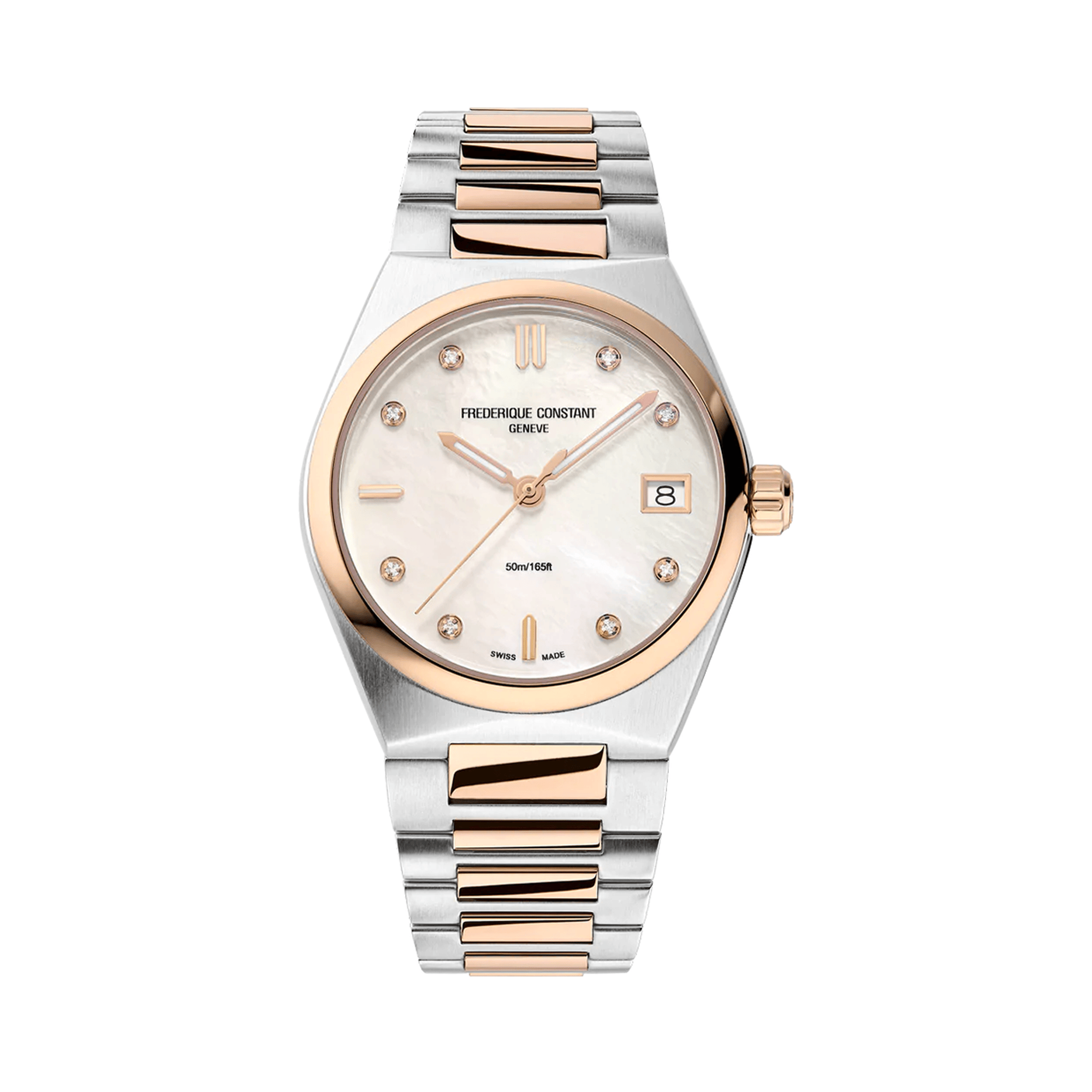 Frederique Constant Highlife Women's 31mm Quartz Stainless Steel & Rose IP Watch FC-240MPWWD2NH22B